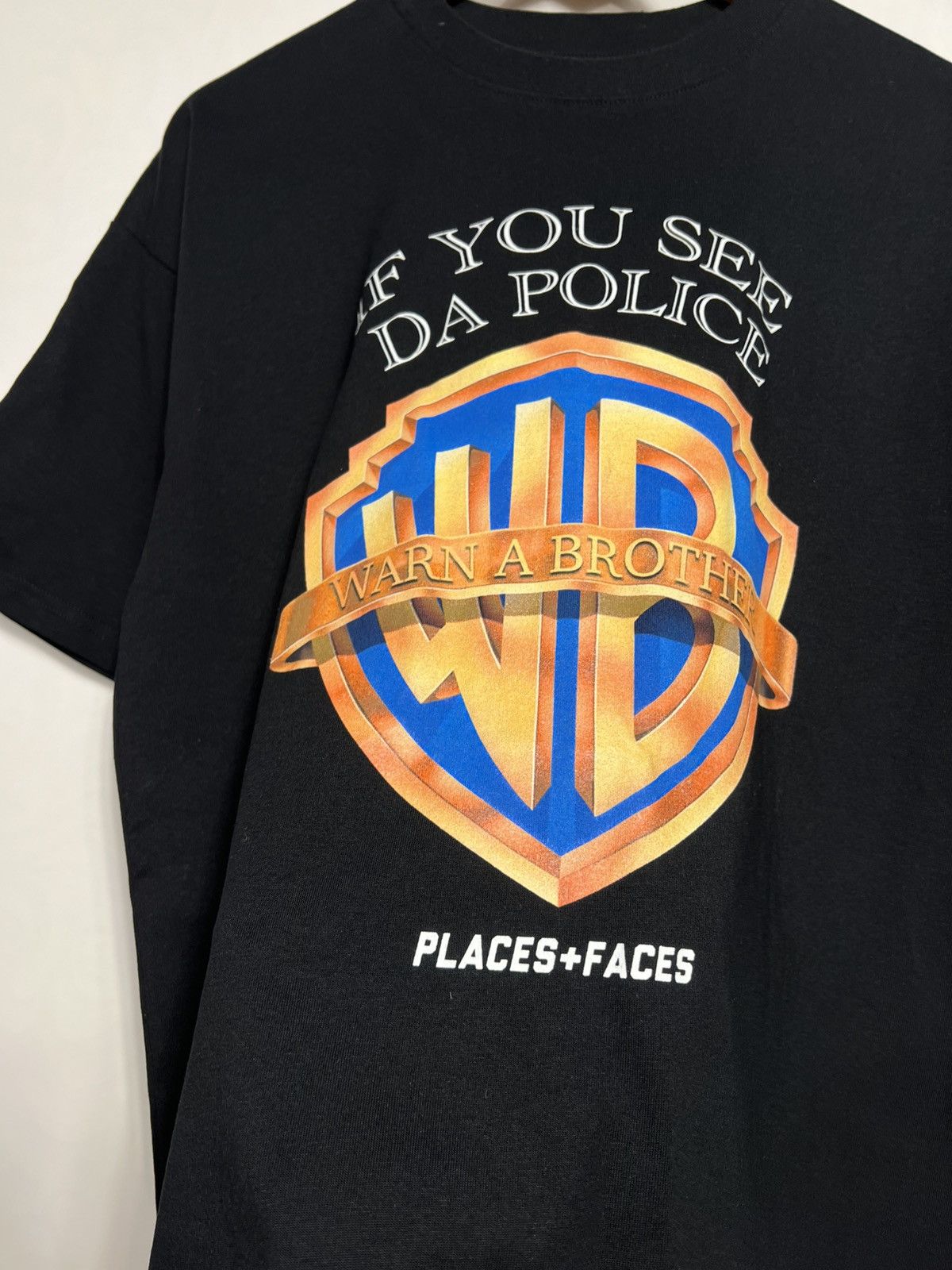Places + Faces Places + Faces If You See Da Police Warn A Brother T-shirt Size US L / EU 52-54 / 3 - 4 Thumbnail