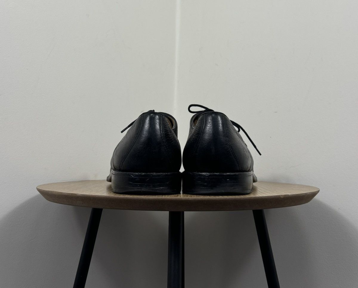 Gravati Gravati Vintage Black Leather Split-Toe Lace-Up Dress Shoes Size US 11.5 / EU 44-45 - 13 Thumbnail