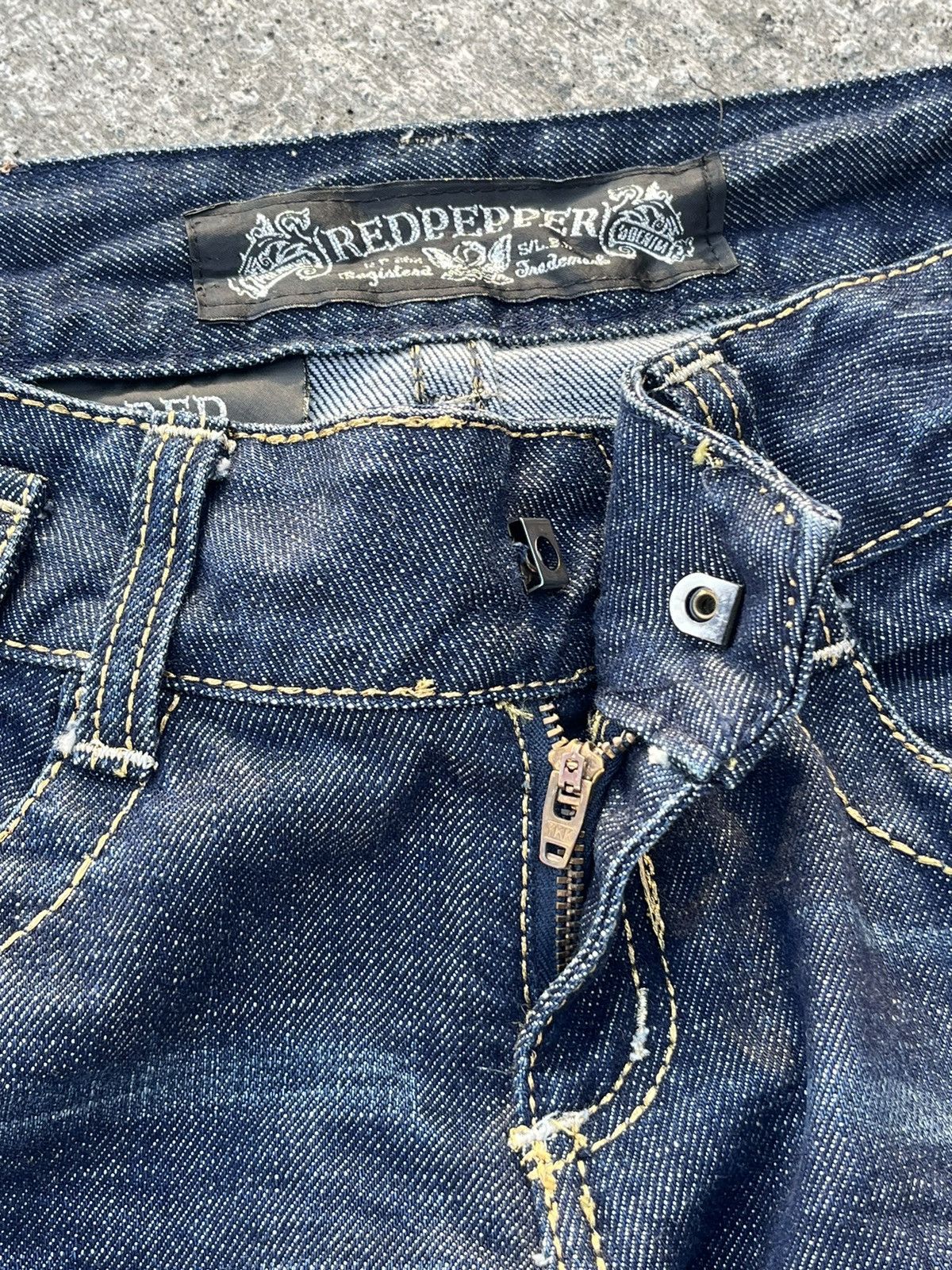 If Six Was Nine × Japanese Brand Red Pepper Gold Label Jeans Bootcut Size 28" / US 6 / IT 42 - 13 Thumbnail