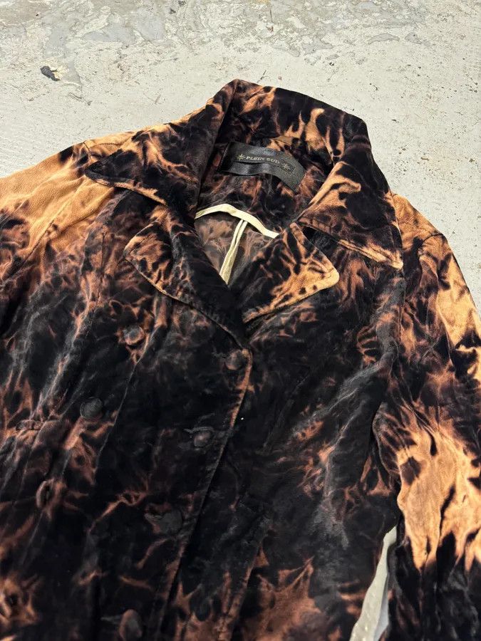 Designer × Vintage Plein Sud Acid Bleached Black Jacket Size S / US 4 / IT 40 - 2 Thumbnail