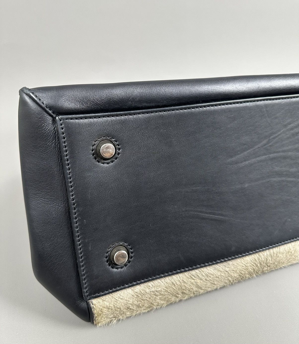 Celine Celine - Edge Pony-Style Calfskin Leather - Handle Bag Size ONE SIZE - 9 Thumbnail