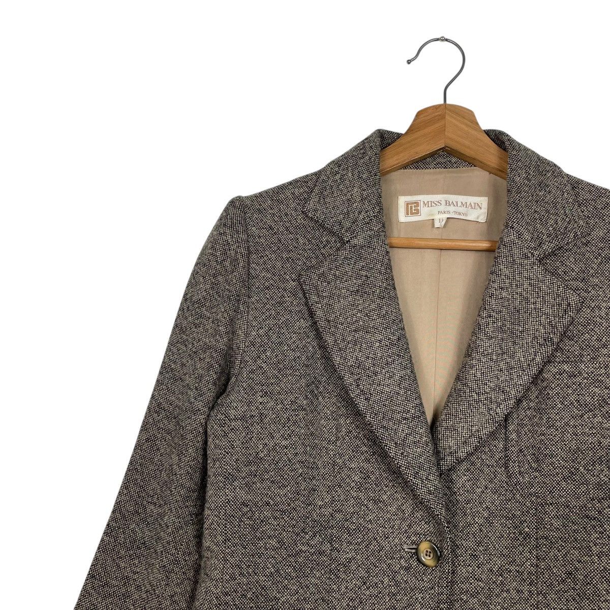 Pierre Balmain Miss Balmain Houndstooth Jacket Size S / US 4 / IT 40 - 6 Thumbnail