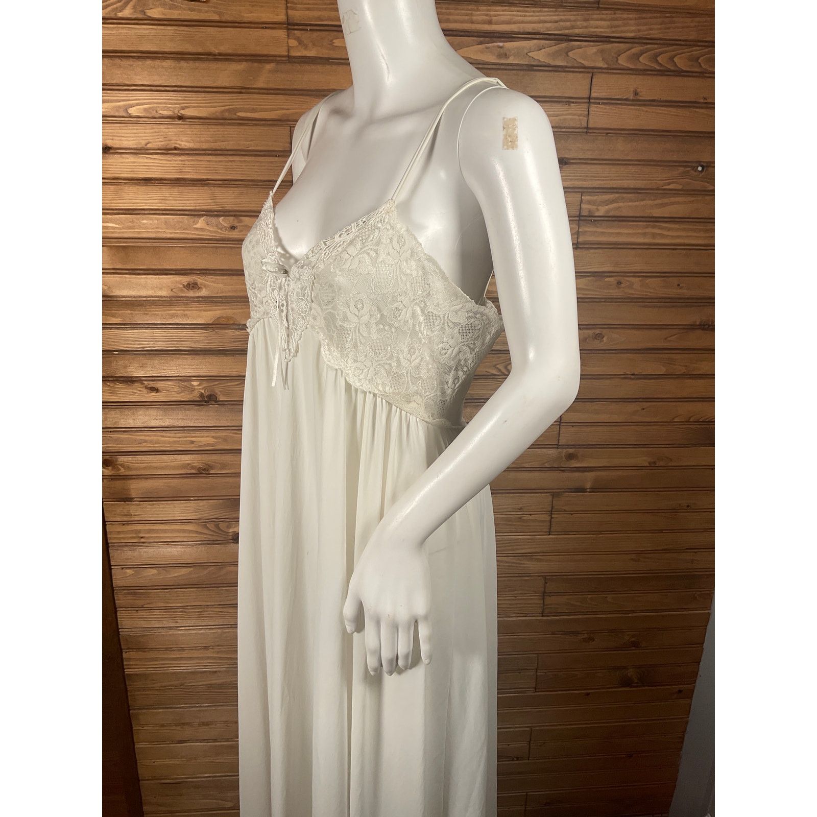 Other Chiffon Petites Vintage Sleepwear Lace Flower Ribbon Center Size M / US 6-8 / IT 42-44 - 5 Thumbnail