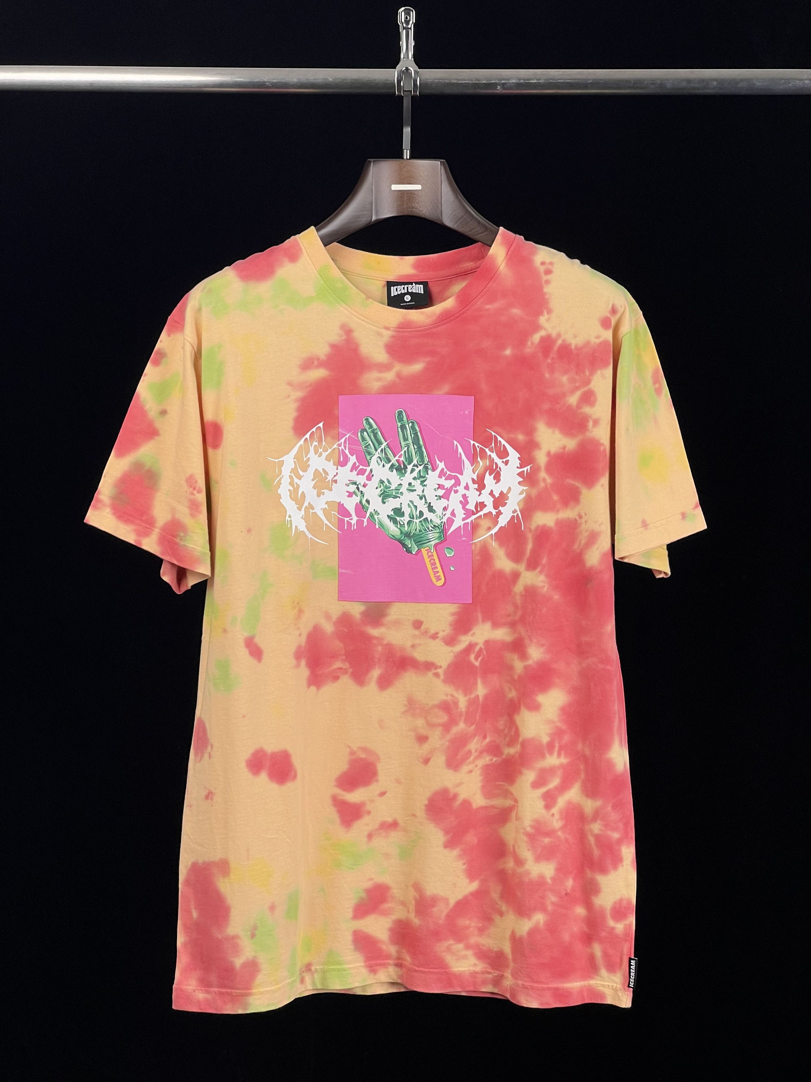 Icecream UNWORN* ICECREAM Tie Dye SS Tee Knit Size US L / EU 52-54 / 3 - 2 Thumbnail
