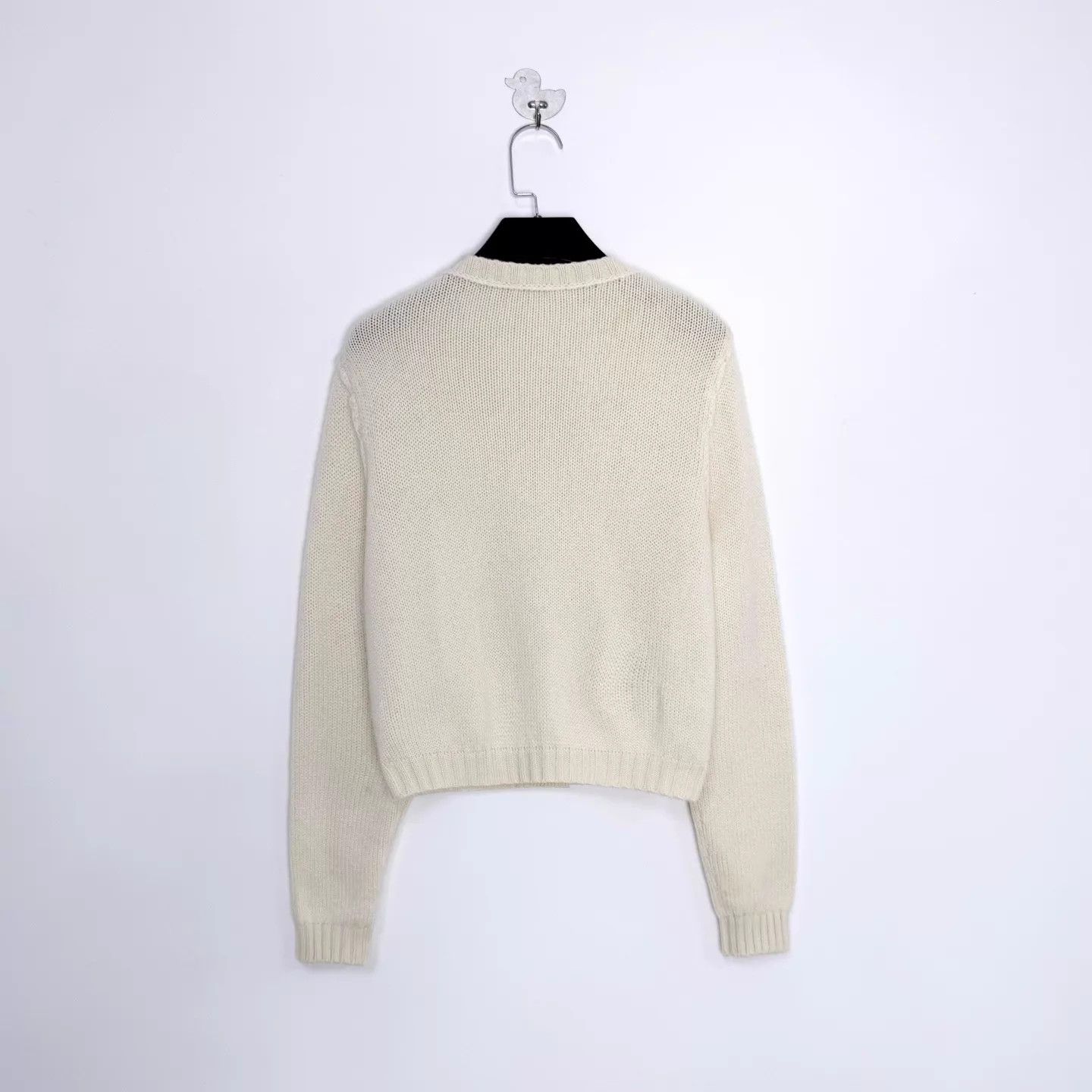 Miu Miu Miu Miu Off-White Jeweled Button Short Cardigan 38 Size XS / US 0-2 / IT 36-38 - 2 Thumbnail