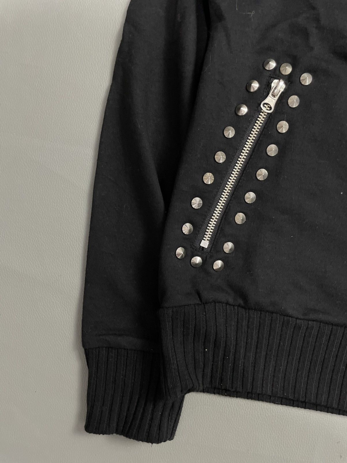 Japanese Brand Imagination Punk Studded Fur Hoodie zip Size US M / EU 48-50 / 2 - 2 Thumbnail