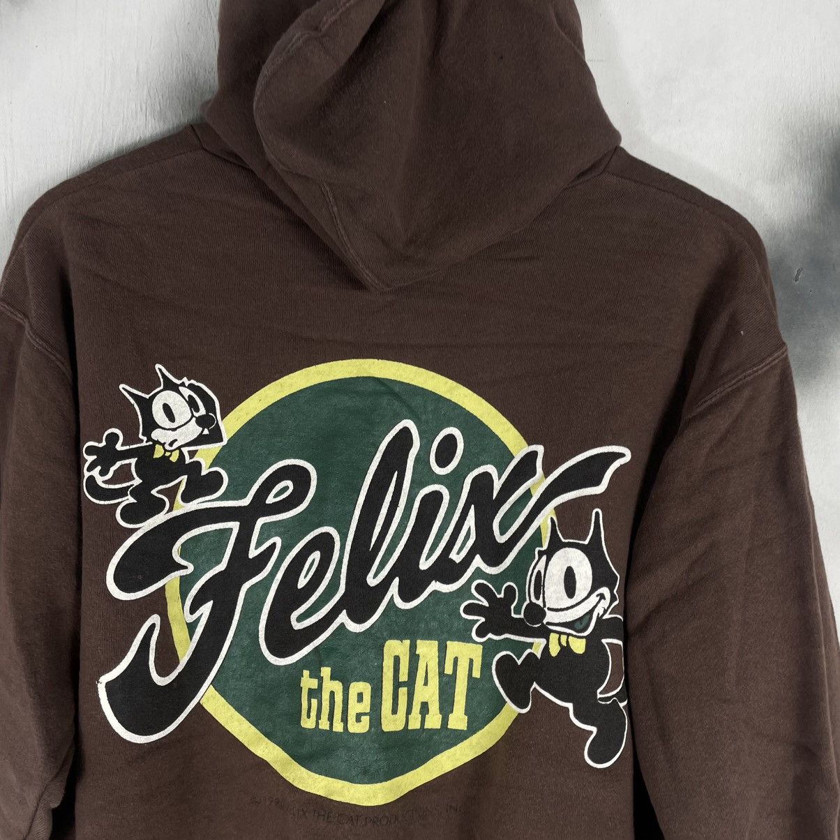 Cartoon Network × Felix × Vintage FELIX THE CAT BIG LOGO HOODED DISTRESSED STYLE Size US S / EU 44-46 / 1 - 2 Thumbnail