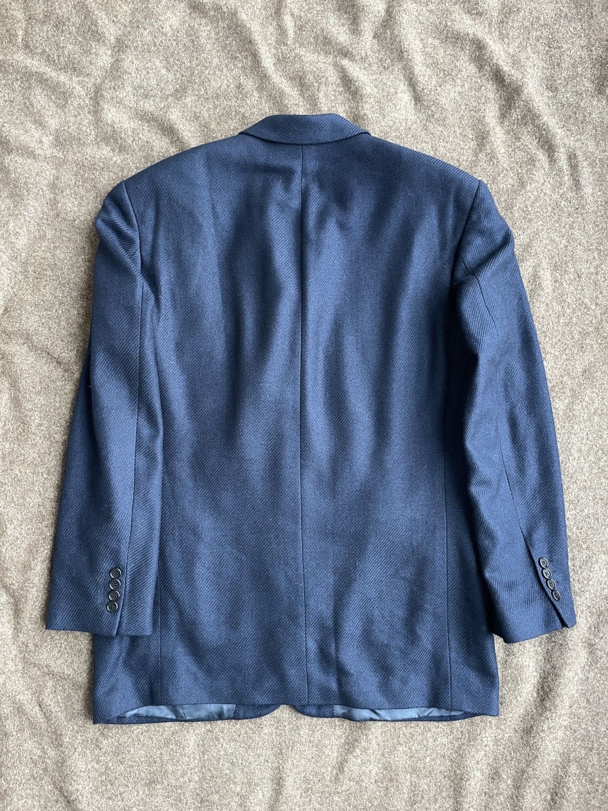 Ermenegildo Zegna Hugo Boss Silk-Cashmere Ermenegildo Zegna Blazer Jacket Size 52R - 4 Thumbnail