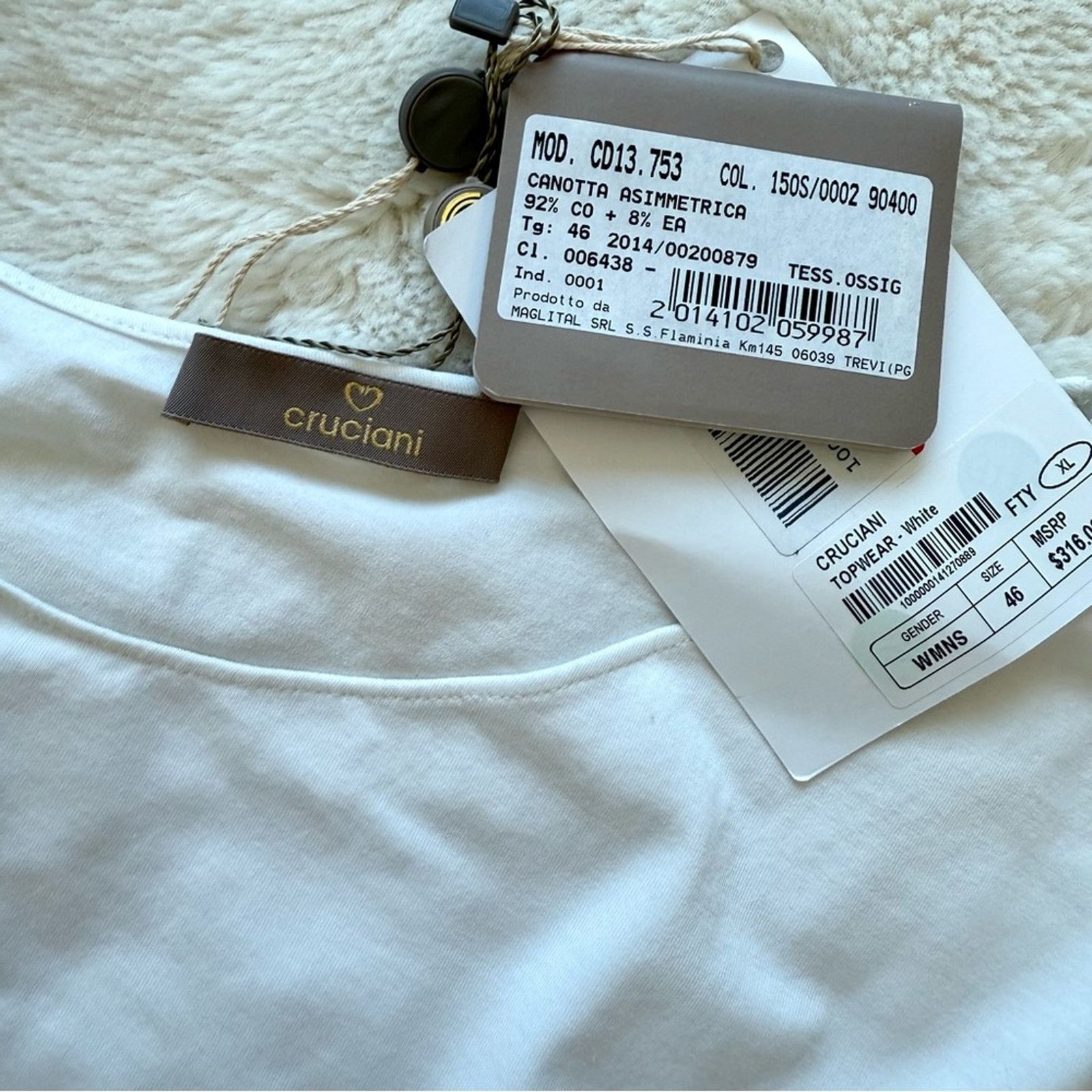 Cruciani NWT!!! Cruciani dress size 46IT or XL Retail 316$ Size XL / US 12-14 / IT 48-50 - 4 Thumbnail
