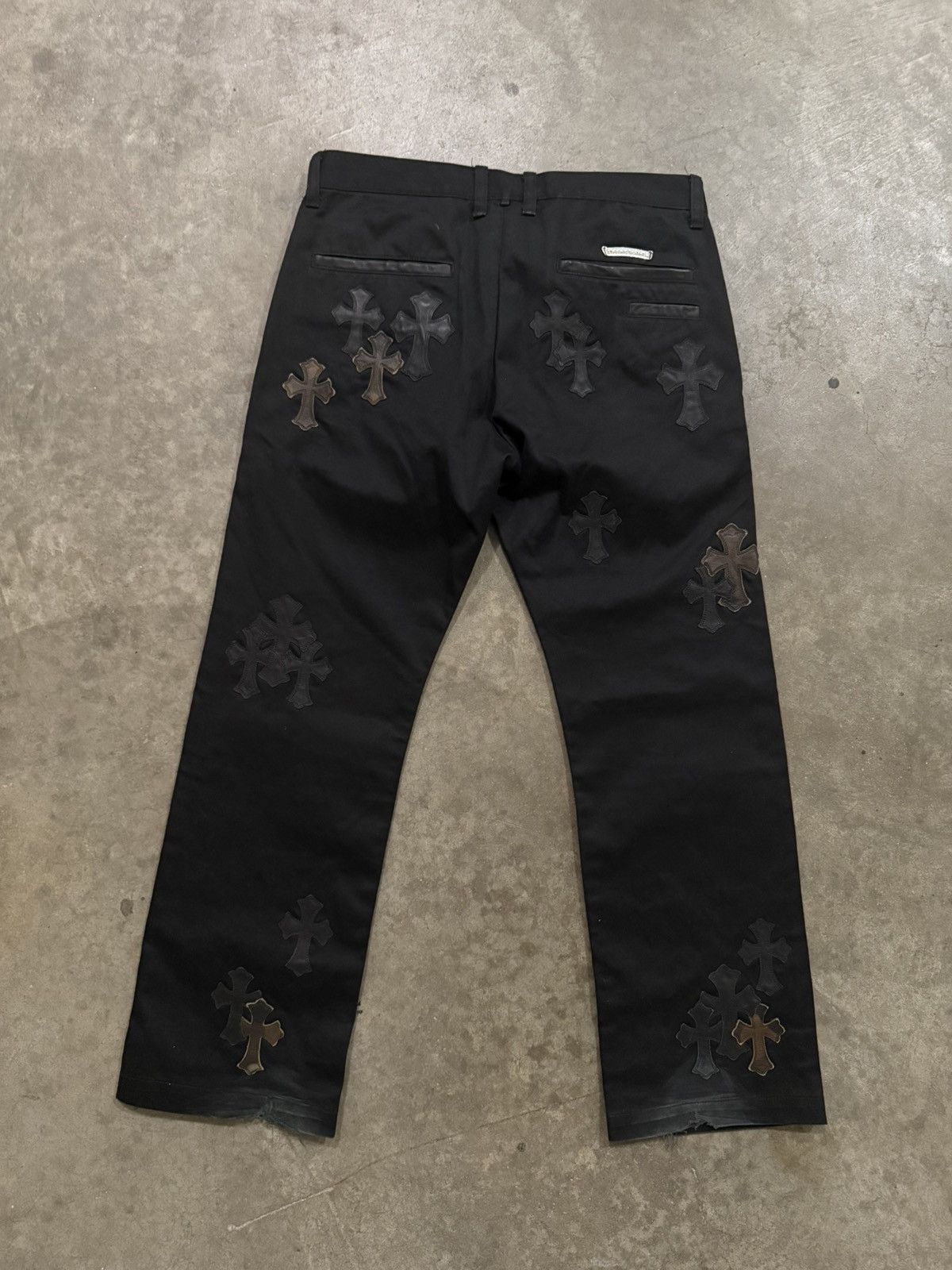Chrome Hearts Chrome Hearts Cross Patch Chinos Size US 33 - 2 Thumbnail
