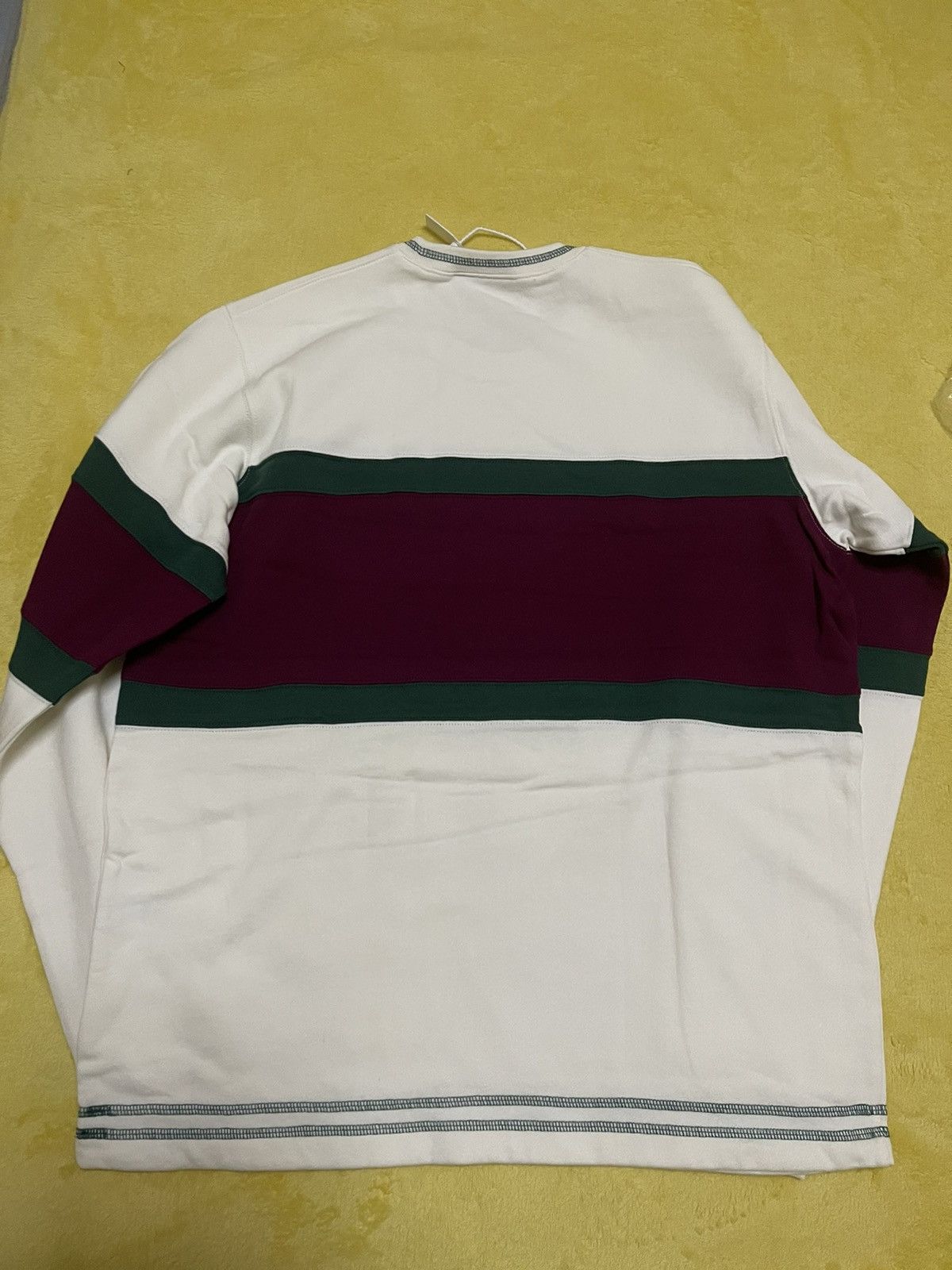 Supreme Supreme center stripe Gucci red green crewneck Size US M / EU 48-50 / 2 - 5 Thumbnail