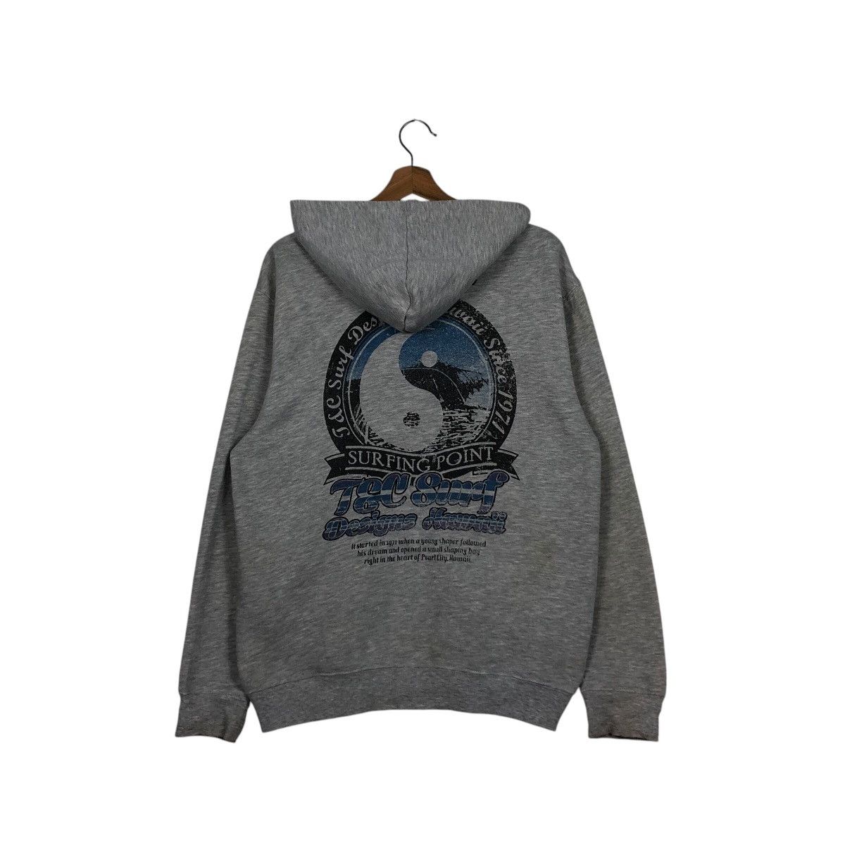 Japanese Brand 📌Vintage Zipper Hoodie Sweater T&C Surf Big Logo Size US L / EU 52-54 / 3 - 11 Thumbnail