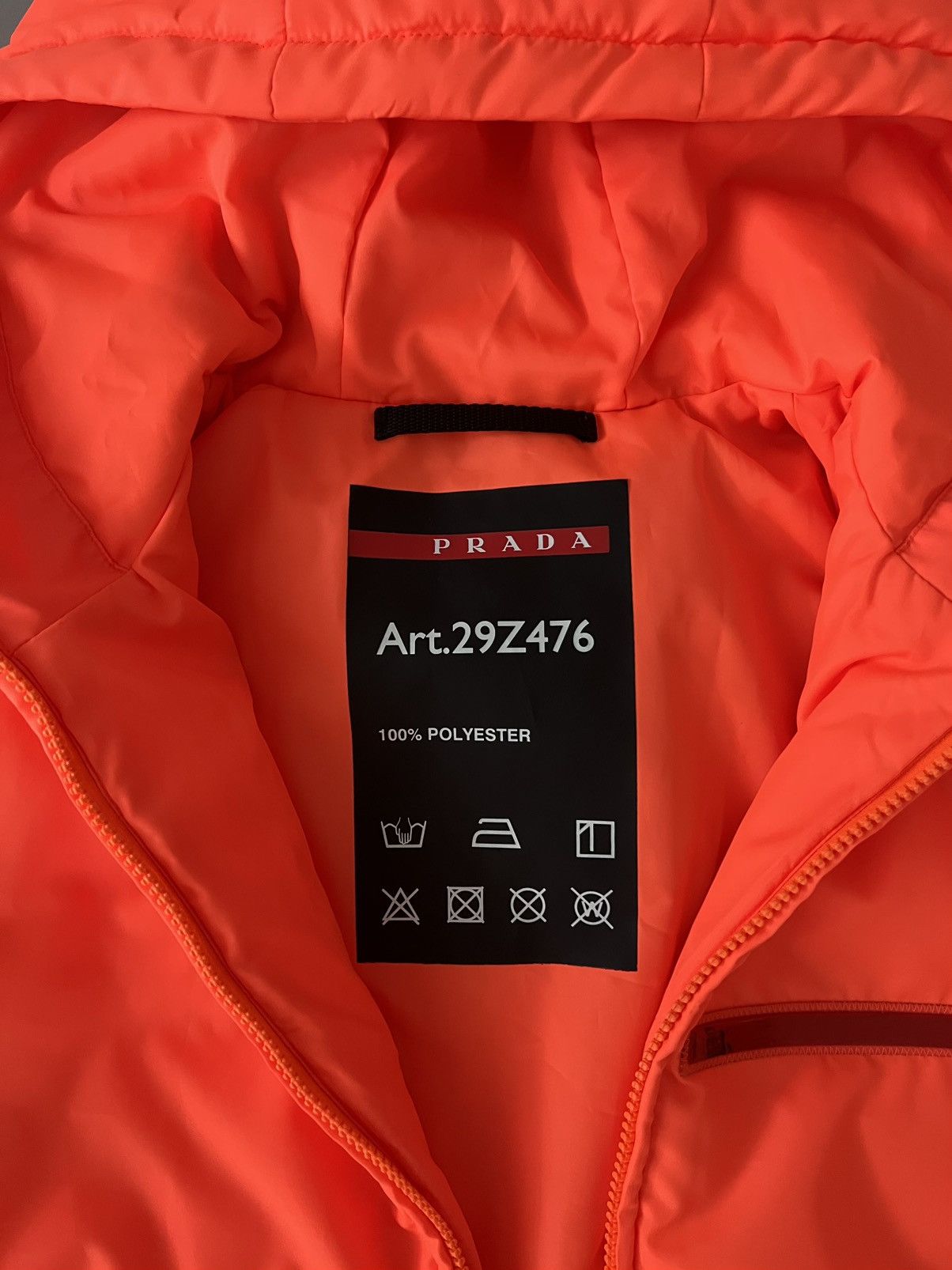 Prada Prada Linea Rossa AW18 Tech Logo Padded Jacket Size US S / EU 44-46 / 1 - 5 Thumbnail