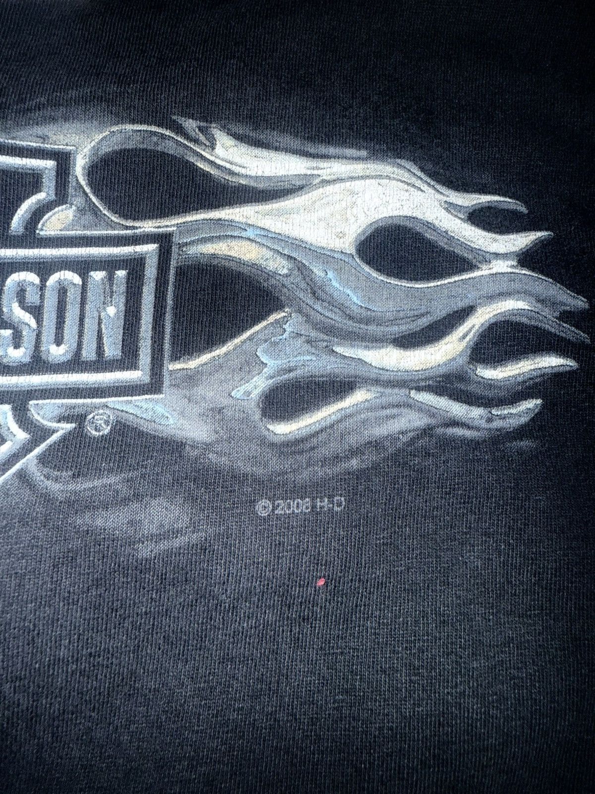 Harley Davidson Chrome flame harley w sleeve hit Size US XL / EU 56 / 4 - 5 Thumbnail