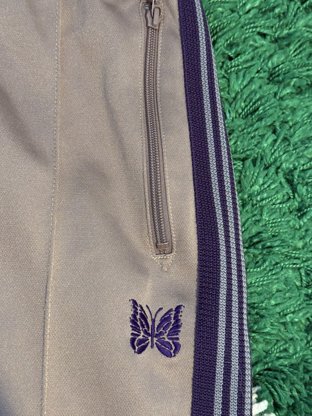 Needles Needles Track Pants - Mauve/Purple Size US 31 - 2 Thumbnail