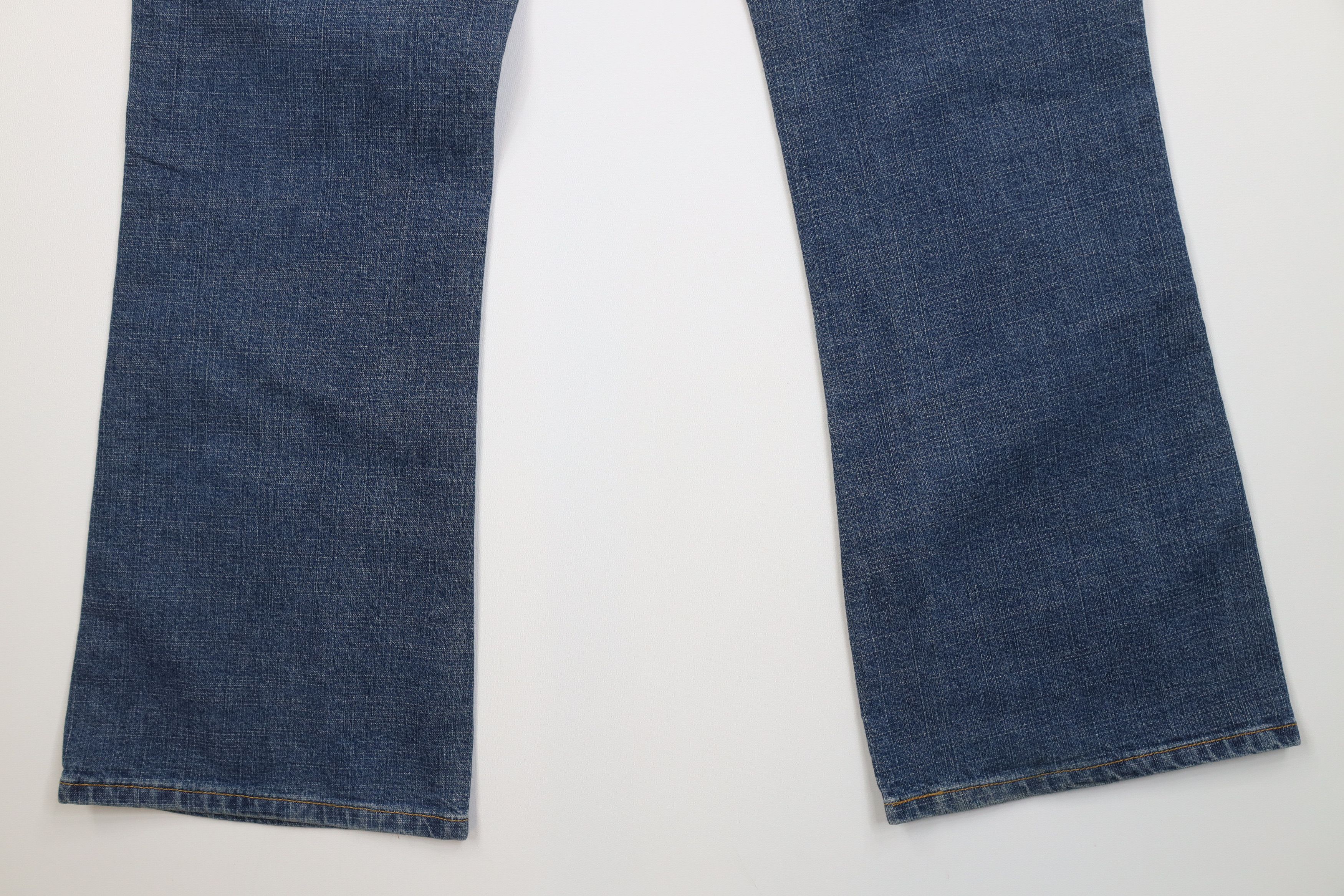 Levi's Vintage Y2K 2003 Levis Superlow Stretch Flared Bootcut Jeans Size 32" / US 10 / IT 46 - 12 Thumbnail