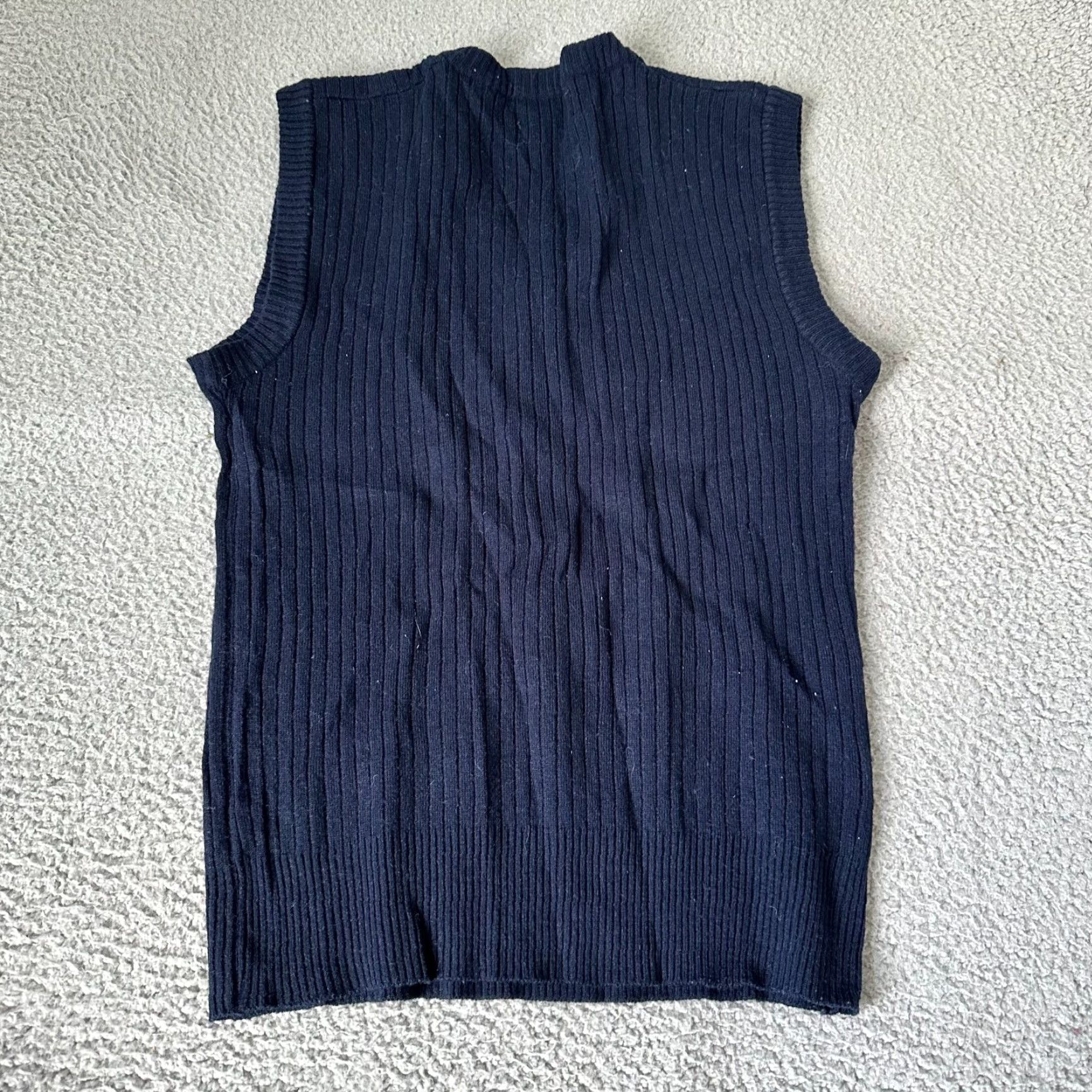 Vintage VINTAGE Kingsport Sweater Vest Mens XL Blue Knit 80s 70s Size US XL / EU 56 / 4 - 7 Thumbnail