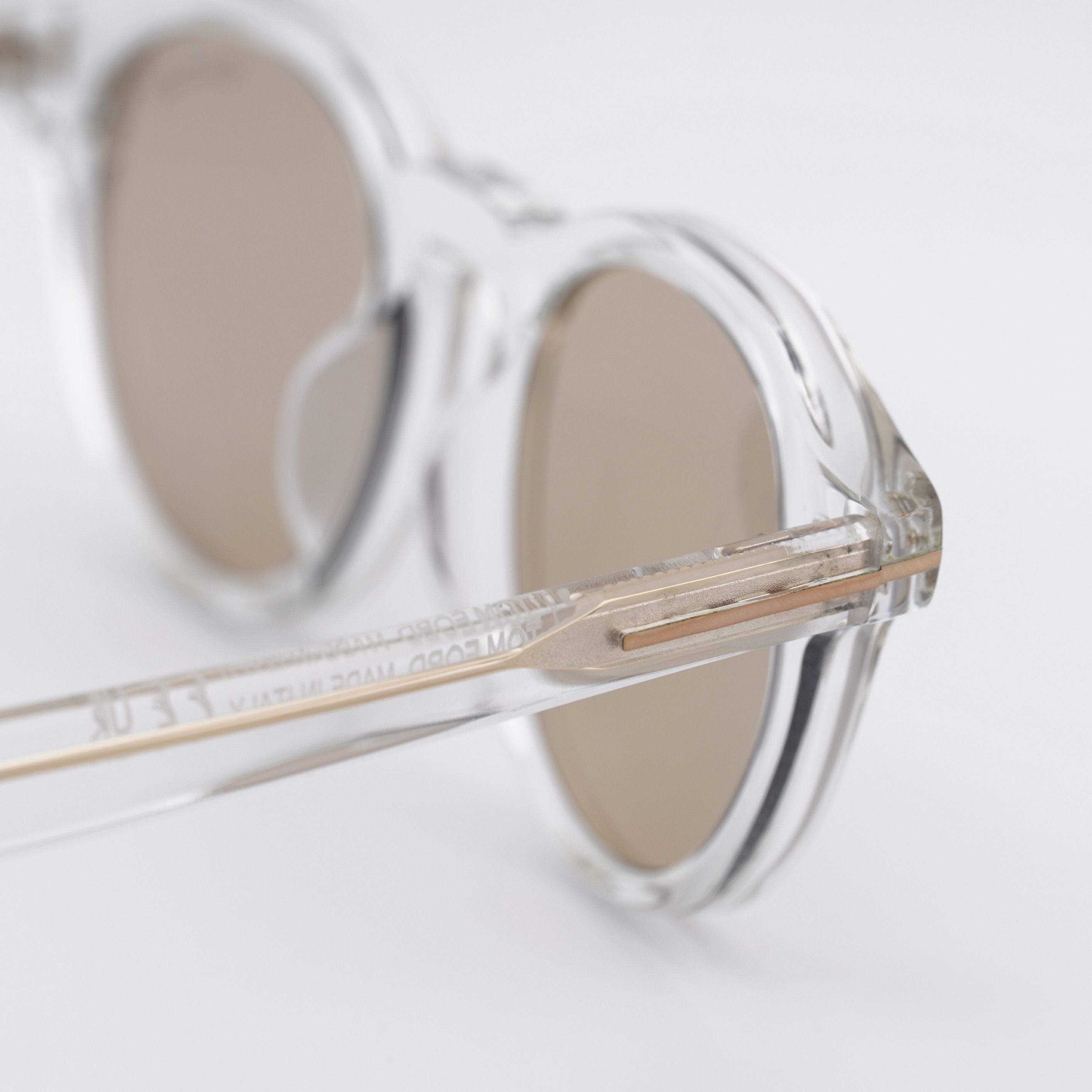 Tom Ford Tom Ford FT1123-D 26E Sunglasses Crystal Round Frame Size ONE SIZE - 9 Thumbnail