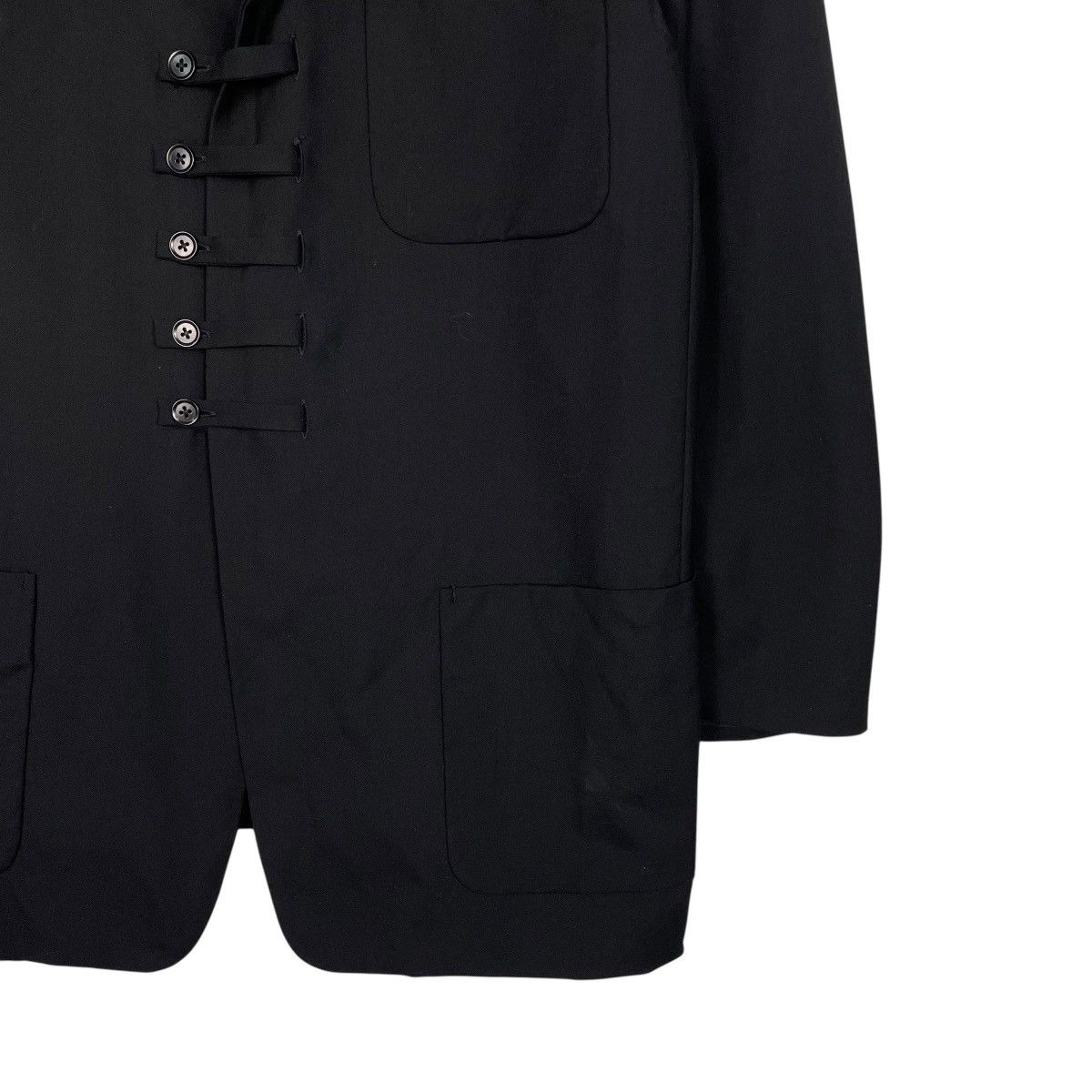 Yohji Yamamoto Vintage 90s Yohji Yamamoto Pour Homme Wool Gabardine Jacket Size US M / EU 48-50 / 2 - 4 Thumbnail