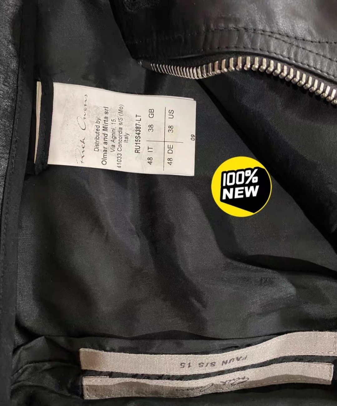 Rick Owens Rick Owens Classic slant zip cowhide leather trousers-2506 Size US 32 / EU 48 - 6 Thumbnail