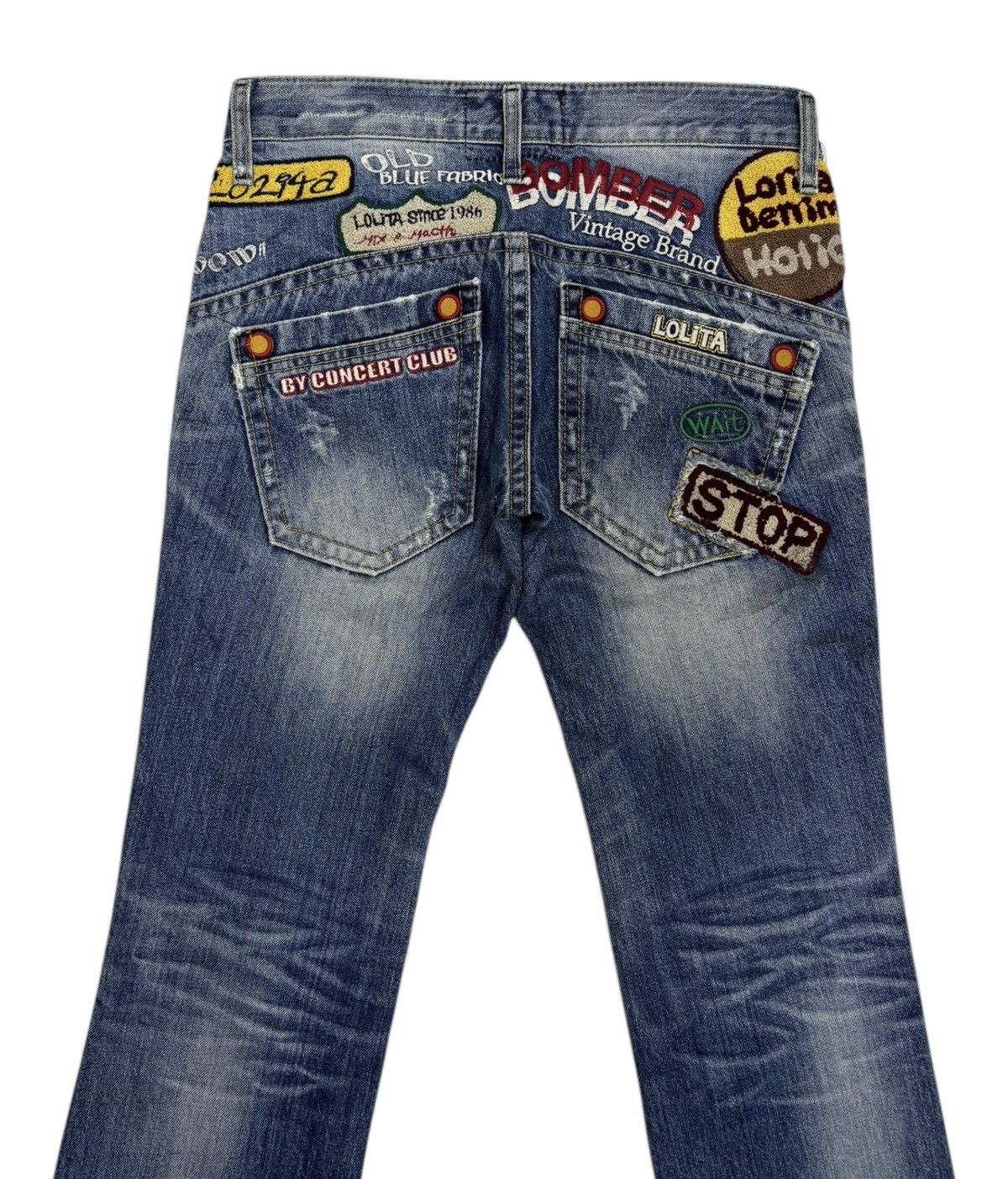 Kapital Lolita Club By Concert Club Bootcut Denim Jeans Size US 31 - 5 Thumbnail