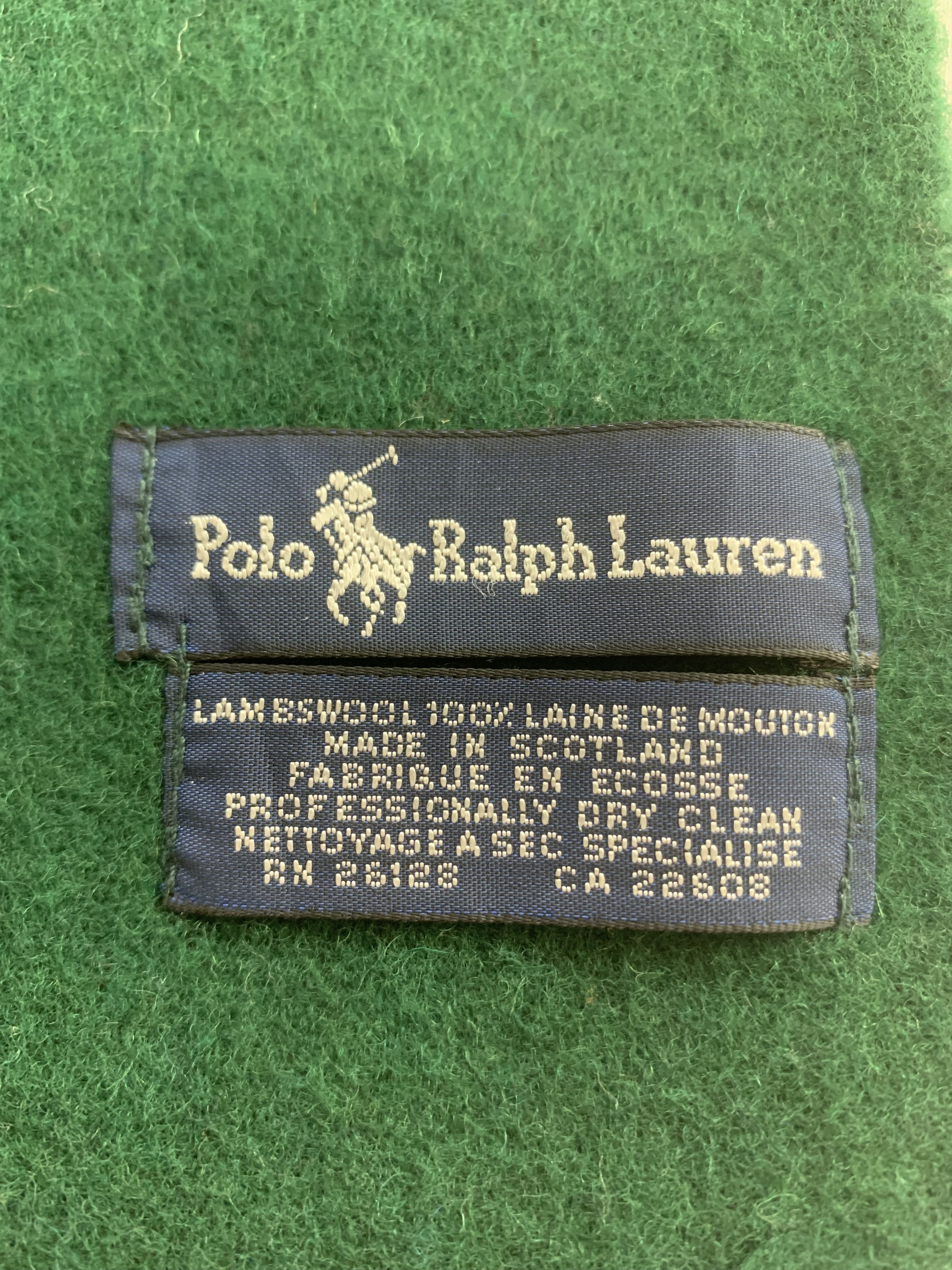 Polo Ralph Lauren Polo Ralph Lauren Scarf Wool Muffler Neck Wrap BL2105 Size ONE SIZE - 6 Thumbnail