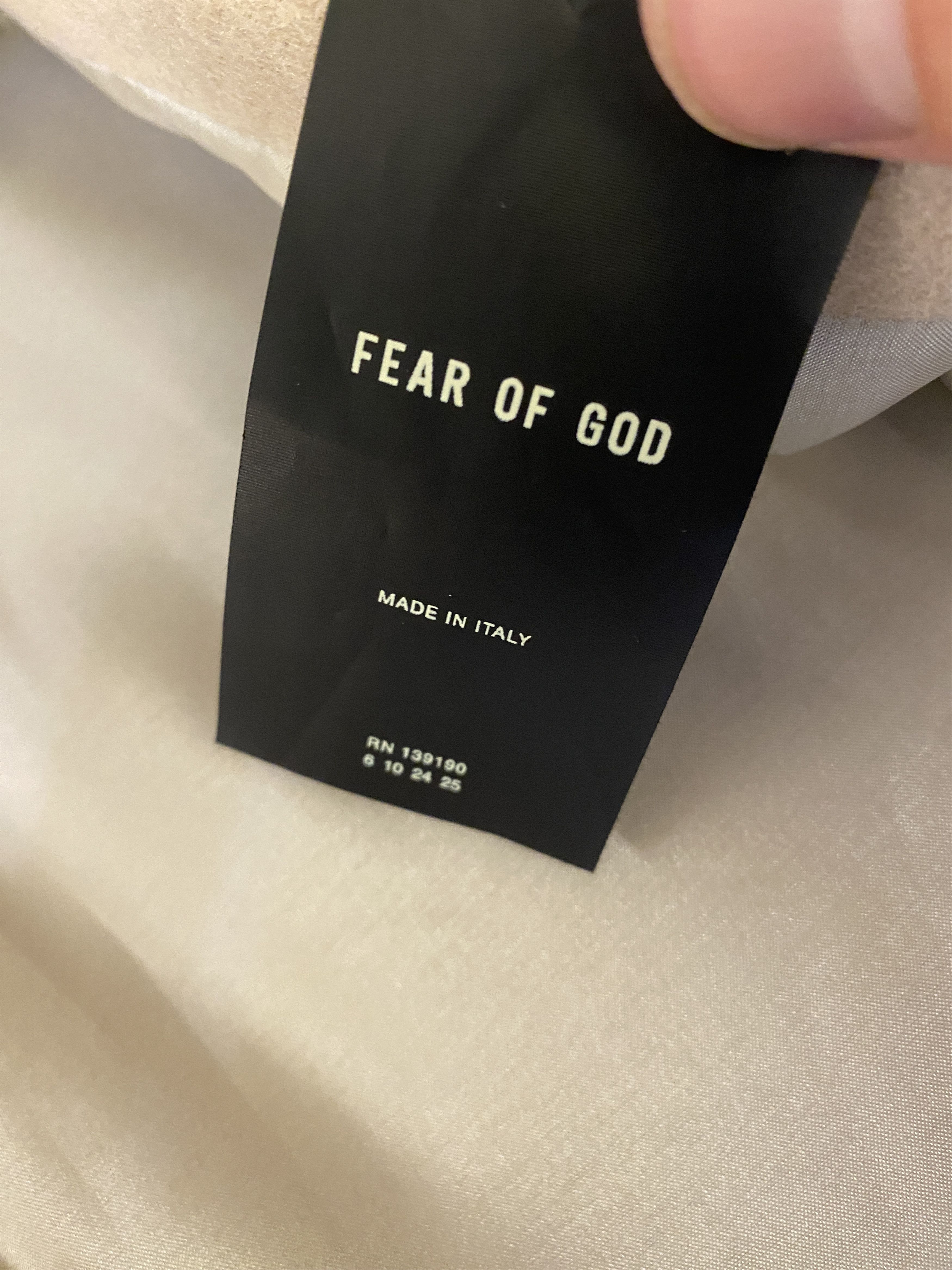 Fear of God $2850 NWT FEAR OF GOD ETERNAL WOOL OVERCOAT Size US XXL / EU 58 / 5 - 11 Thumbnail