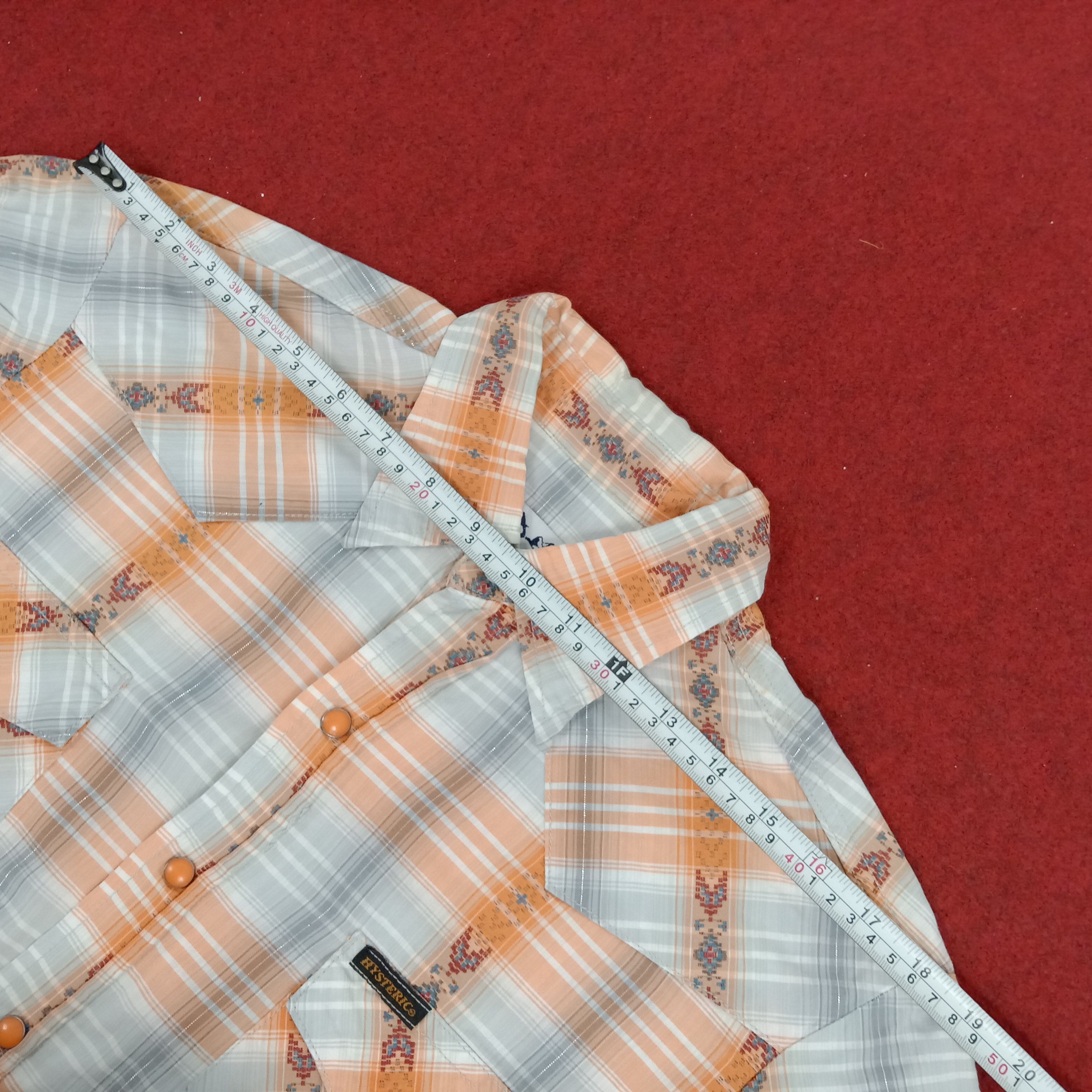 Hysteric Glamour × Japanese Brand × Vintage Hysteric Glamour Japanese Brand Double Pocket Design Shirt Size US L / EU 52-54 / 3 - 11 Thumbnail