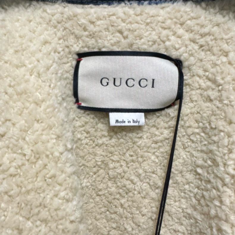 Gucci Gucci Canvas patchwork suede lambskin stand-up collar zippe Size US M / EU 48-50 / 2 - 3 Thumbnail