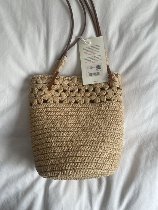 Sezane Sezane Straw Shoulder Bag Grailed