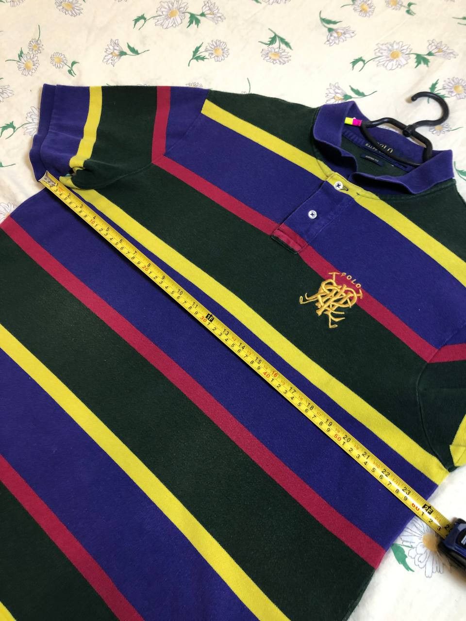Polo Ralph Lauren Vintage Y2K Polo Ralph Lauren Stripped Polo Tee Size US XXL / EU 58 / 5 - 6 Thumbnail
