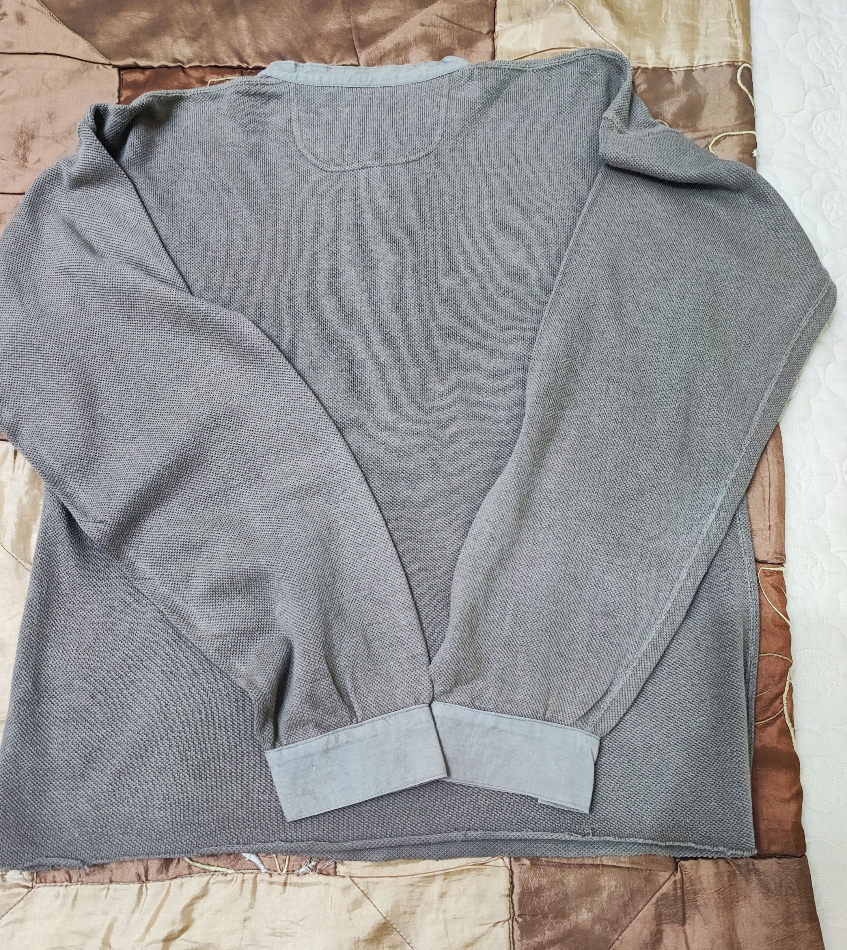 Vintage True Vintage 50's Swedish Military M39 Field Henley Shirt Size US M / EU 48-50 / 2 - 11 Thumbnail