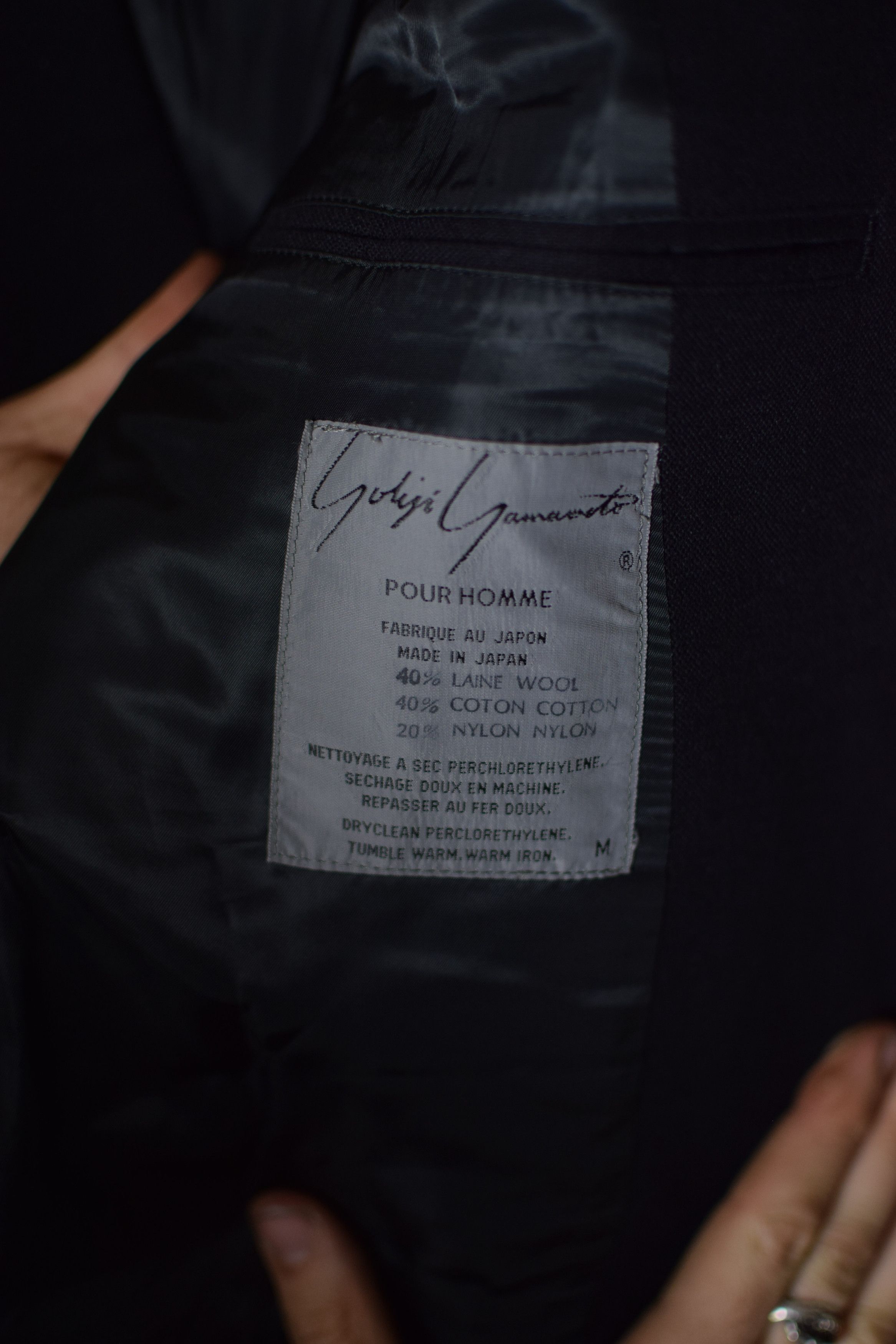 Yohji Yamamoto YYPH Archive Double-Breasted Blazer Size 52R - 8 Thumbnail