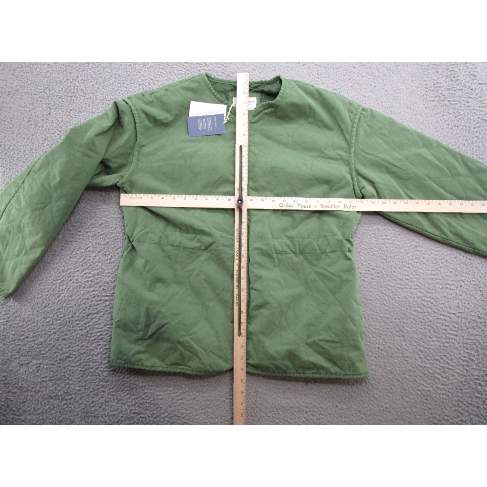 Vintage A New Day Women's Quilted Full Zip Cotton Jacket Coat Green L Size L / US 10 / IT 46 - 5 Thumbnail