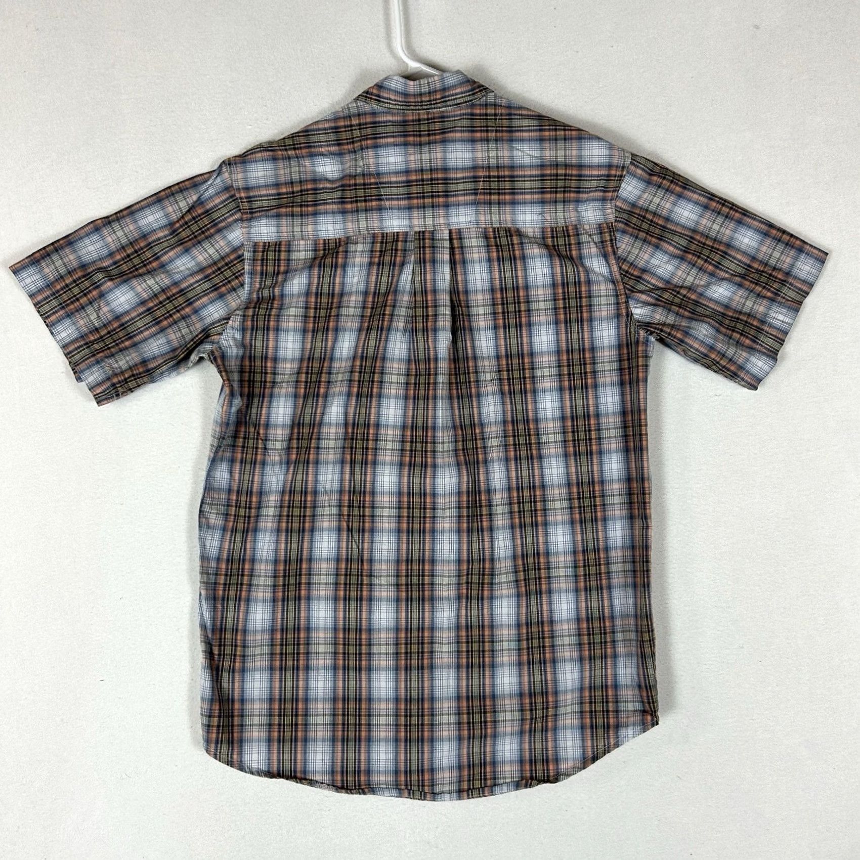 Wrangler Wrangler Button-Up Shirt Men M Plaid Short Sleeve Casual Top Size US M / EU 48-50 / 2 - 5 Thumbnail