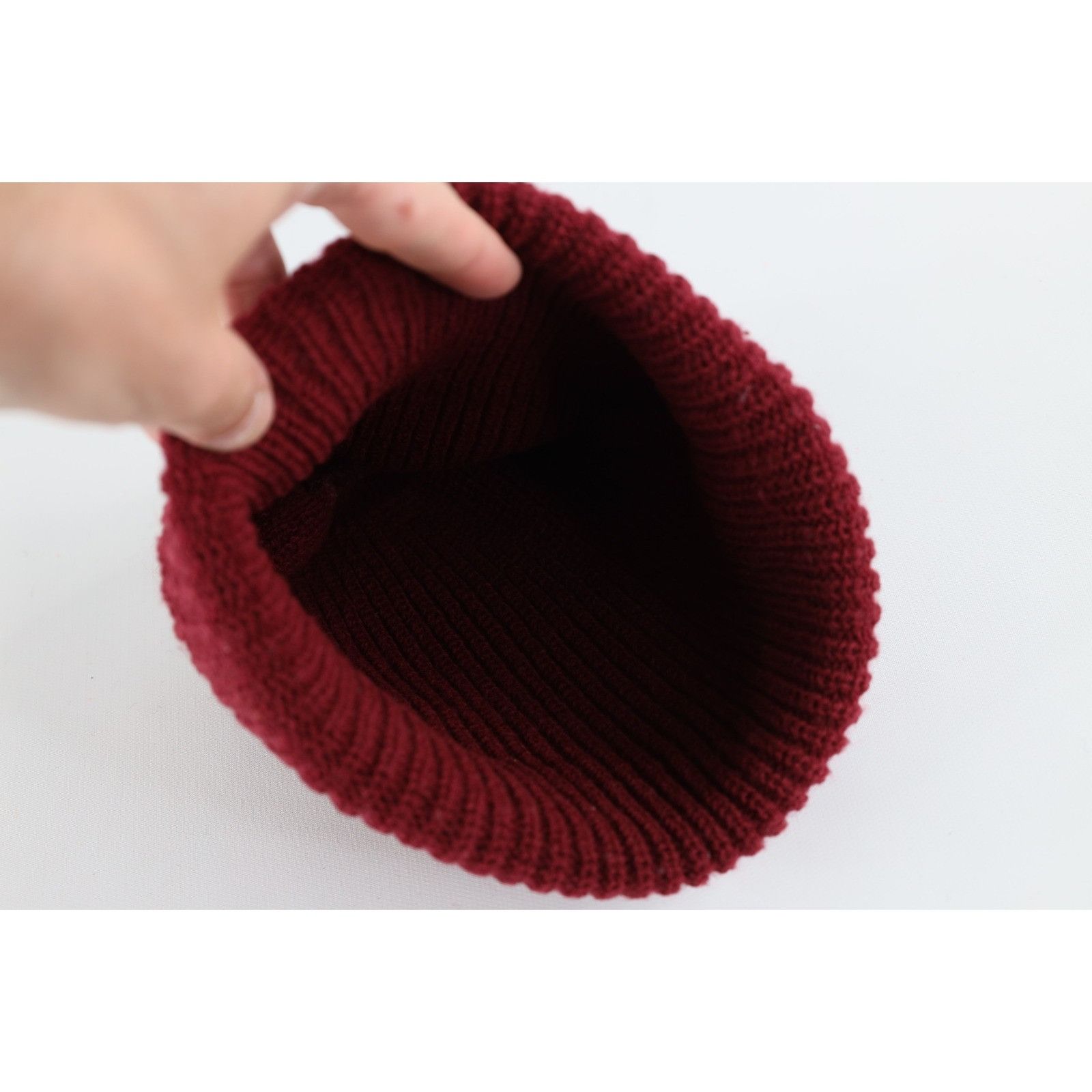 Vintage Vintage 90s Streetwear Chunky Ribbed Knit Winter Beanie Size ONE SIZE - 7 Thumbnail