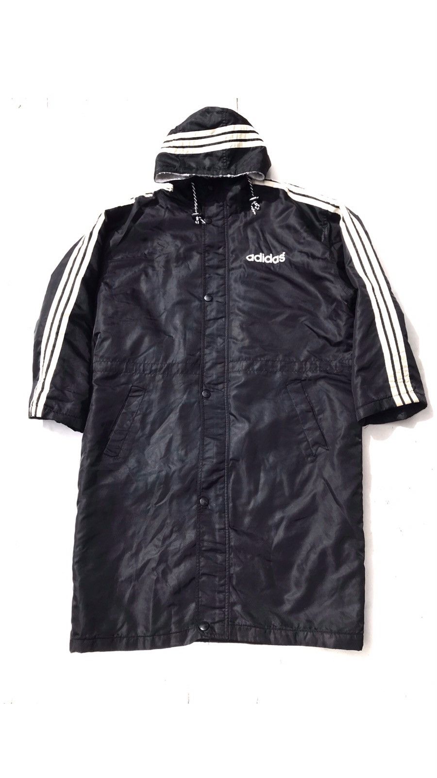 Adidas × Vintage Rare 90’S Adidas Germany coach coat Originals Bench Coat Bi Size US L / EU 52-54 / 3 - 18 Thumbnail