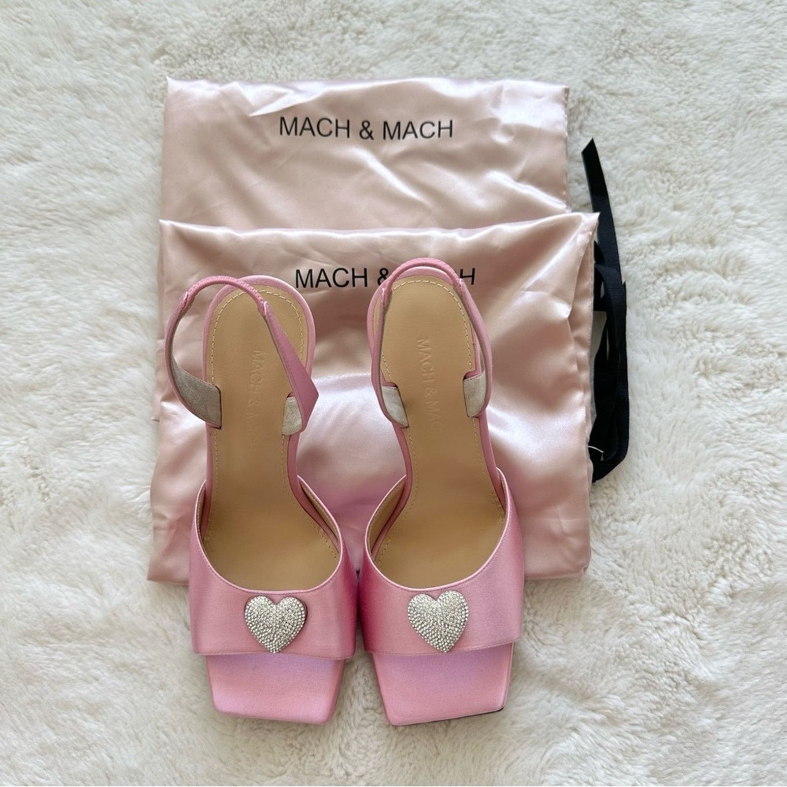MACH & MACH NEW!!! MACH&MACH heels shoes size 36EU Authentic Retail 850$ Size US 6 / IT 36 - 7 Thumbnail