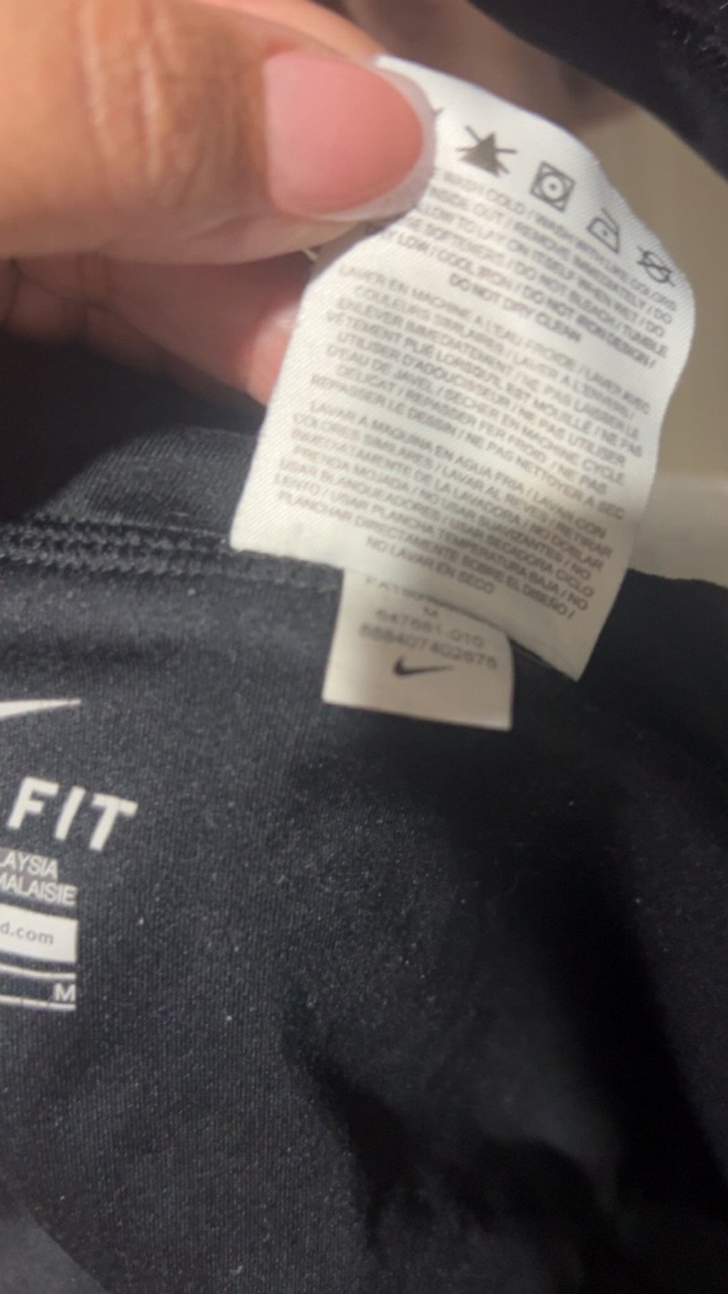Nike Women's Nike Black Dri-Fit Athletic Shorts M Size 28" / US 6 / IT 42 - 4 Thumbnail