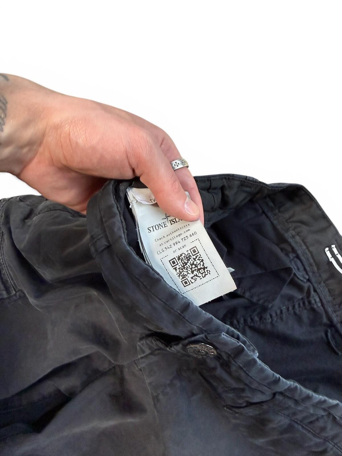 Other Stone Island Black Cargo Pants Size 32 Waist Size US 32 / EU 48 - 4 Thumbnail