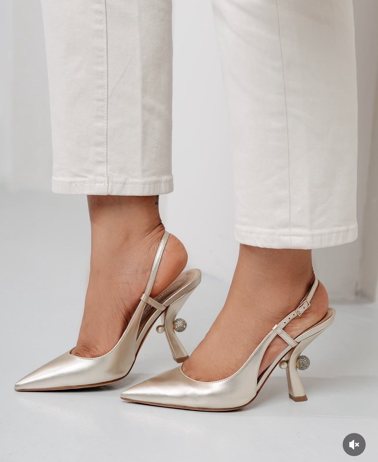 Dior Dior Tribales Metallic Leather Slingback Pump size 37 Size US 7 / IT 37 - 2 Thumbnail