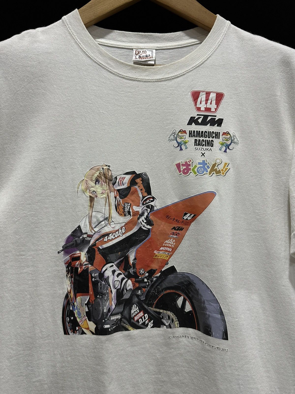Anime × Vintage Vintage Ktm Hamaguchi Racing Suzuka Faded Tee Size US L / EU 52-54 / 3 - 2 Thumbnail