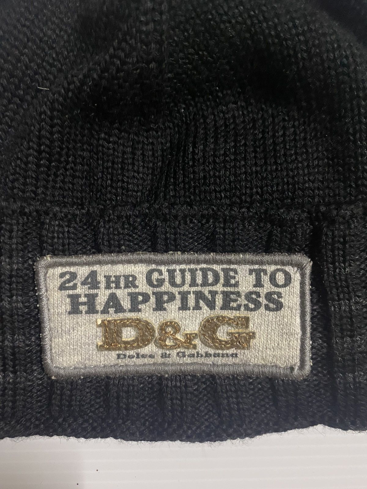 Dolce & Gabbana Dolce & Gabbana Small Patches Knitted Beanie Hat Size ONE SIZE - 2 Thumbnail