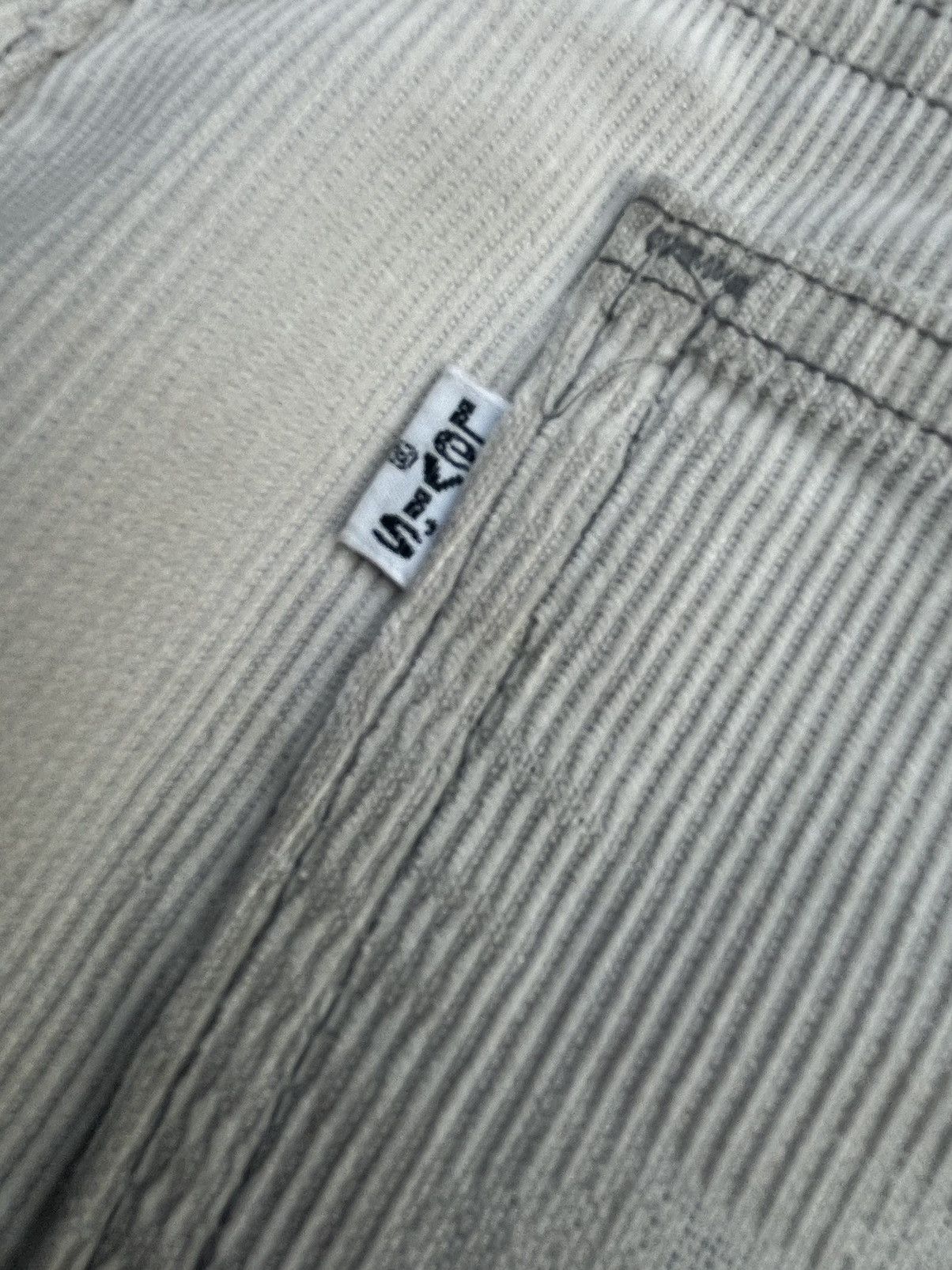 Levi's Vintage 80’s Levis Coduroy White Tab Painted Stain Size US 33 - 15 Thumbnail