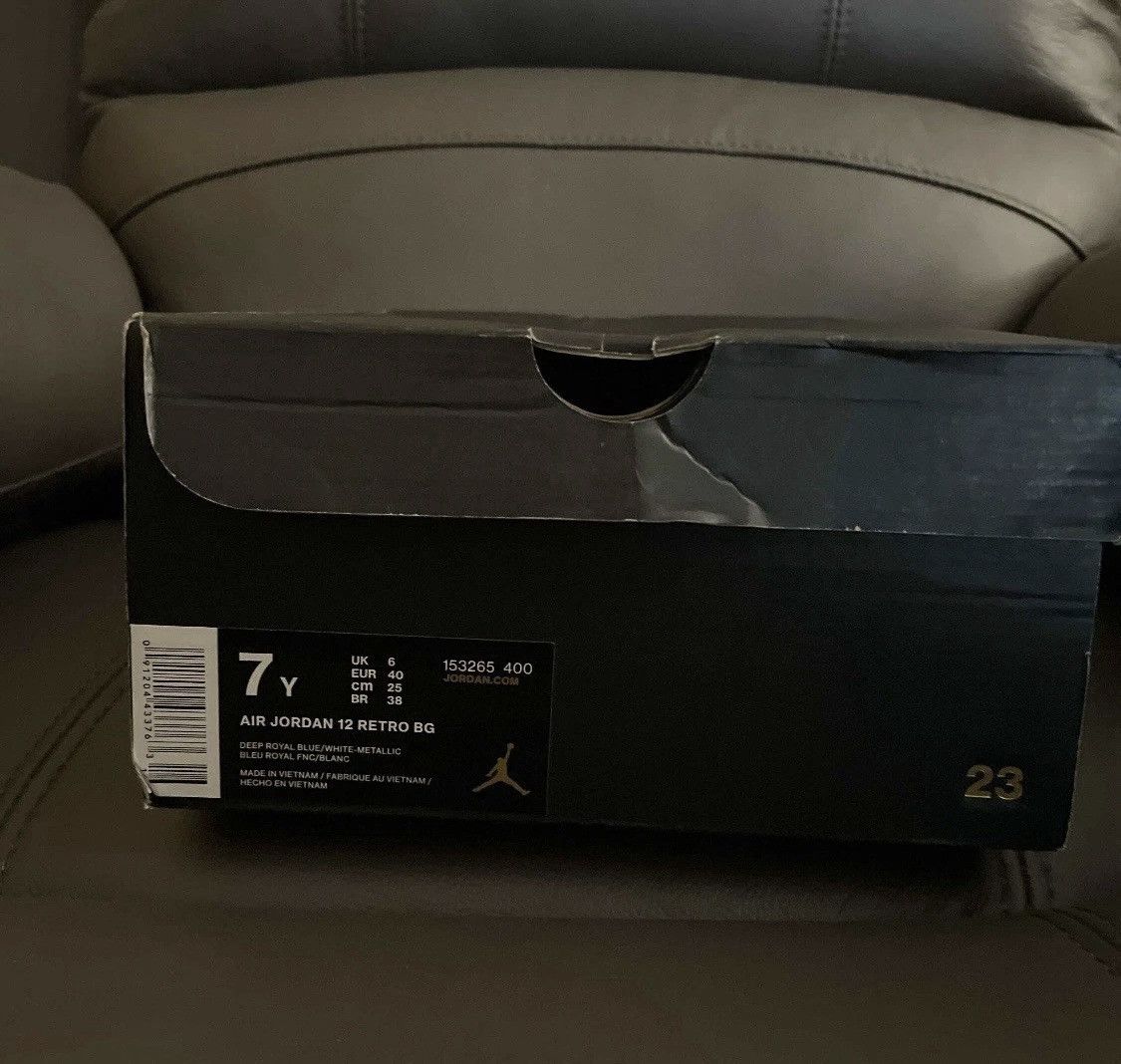 Jordan Brand Air Jordan 12 Retro BG ‘Deep Royal’ Size US 7 / EU 40 - 7 Thumbnail