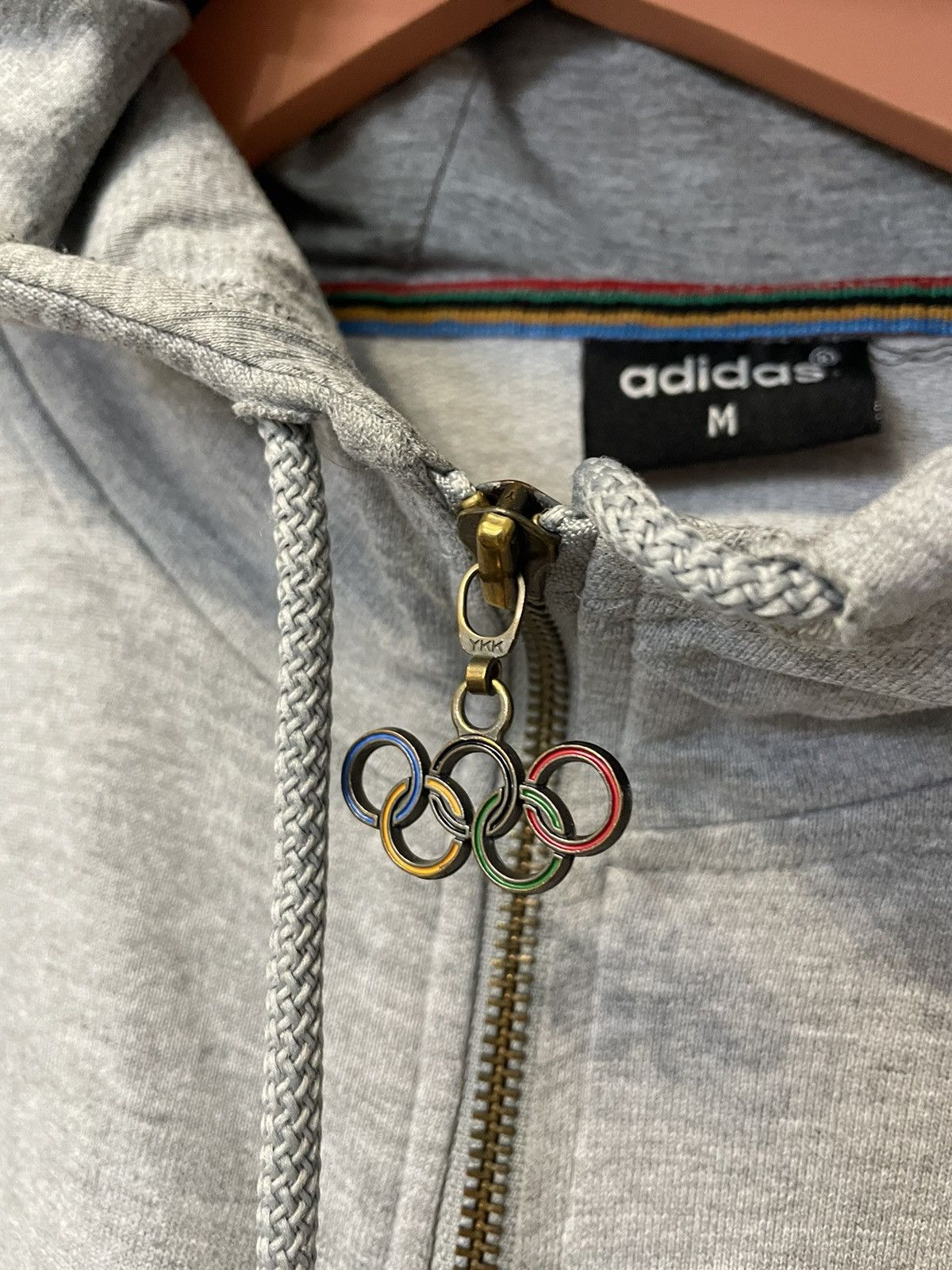 Adidas × Vintage VTG Adidas Olympic Games Melbourne 1956 Hoodie Sweatshirt Size US L / EU 52-54 / 3 - 3 Thumbnail