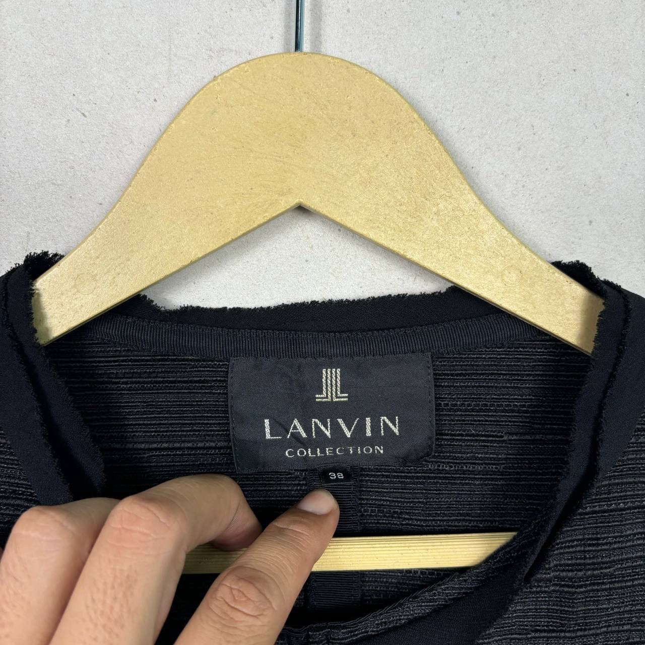 Lanvin Lanvin Japan Zip Tweed Jacket Sz 38 Shrunken Indie Sleaze Size S / US 4 / IT 40 - 4 Thumbnail