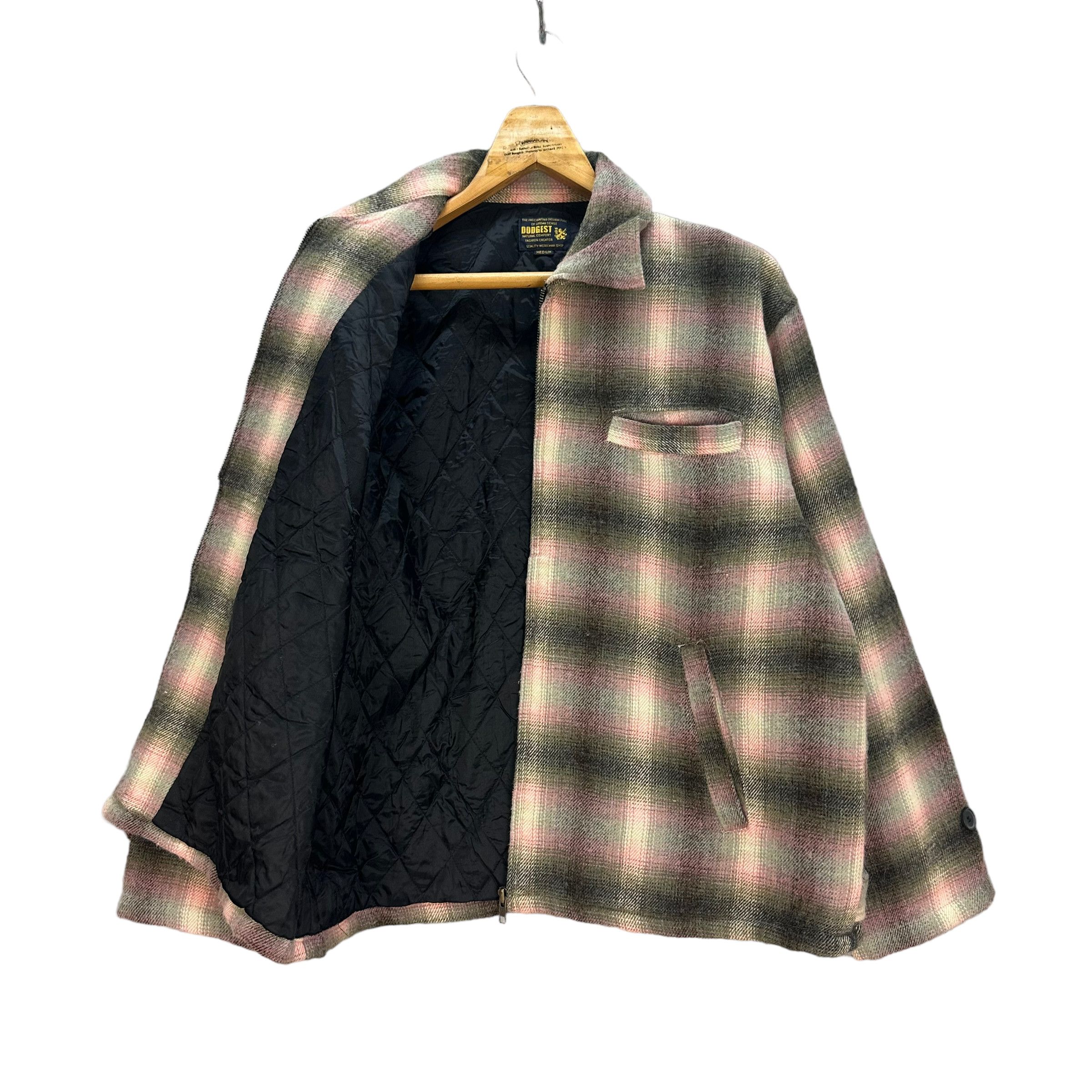 Vintage 90's DODGEST WORKMAN SHIP TARTAN FLANNEL JACKET #7875-187 Size US M / EU 48-50 / 2 - 6 Thumbnail