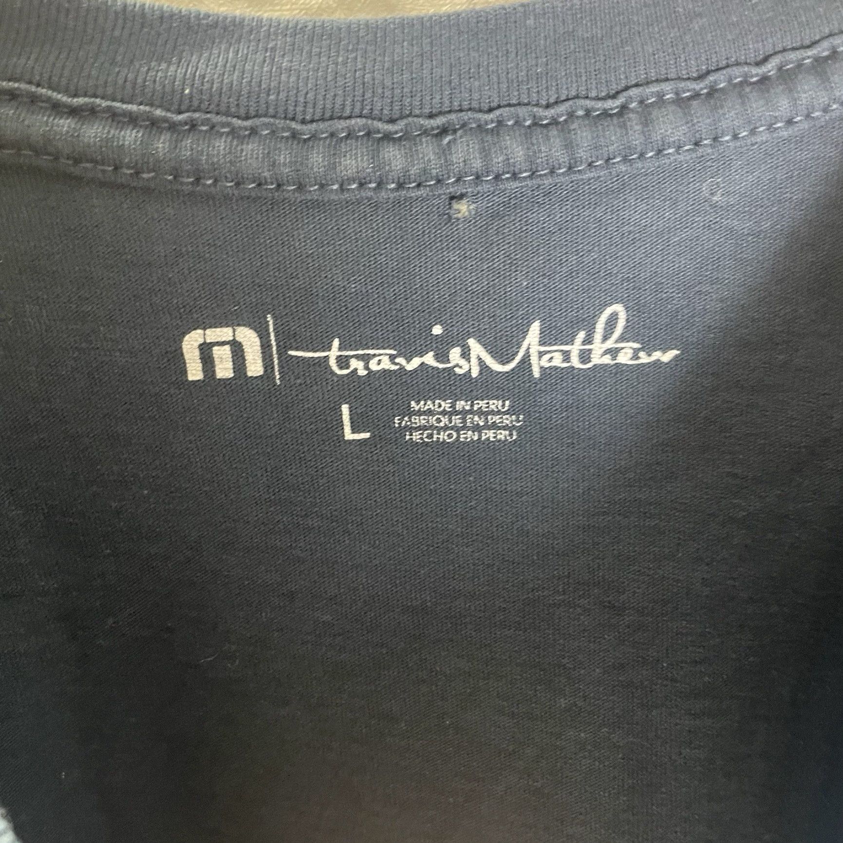 TravisMathew Travis Mathew Dark Blue Don’t Tell My Wife Golf Graphic Tee Mens Size L Size US L / EU 52-54 / 3 - 4 Thumbnail