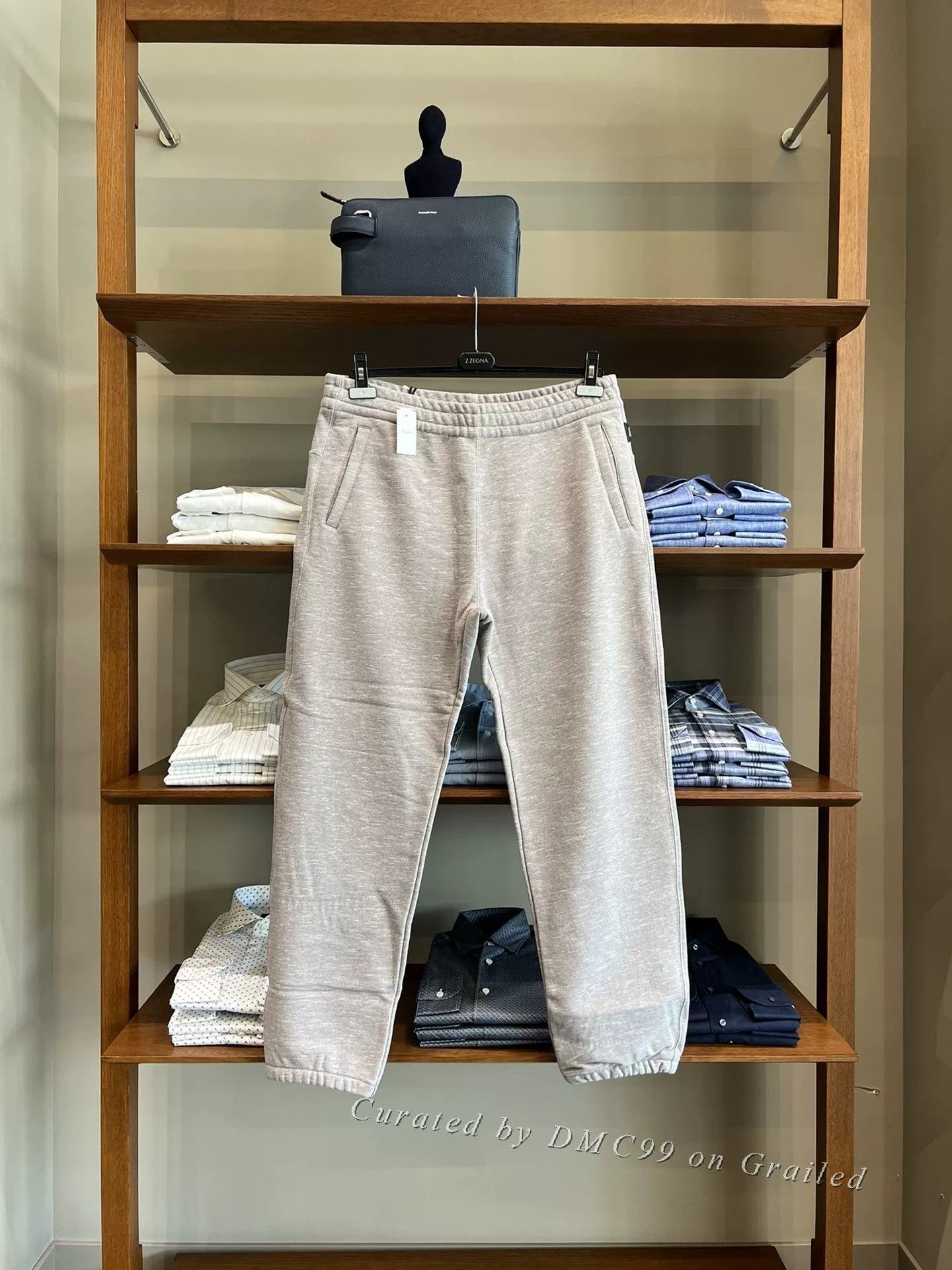 Ermenegildo Zegna Zegna Beige Men's Thick Sweatpants Size US 40 / EU 56 - 1 Thumbnail